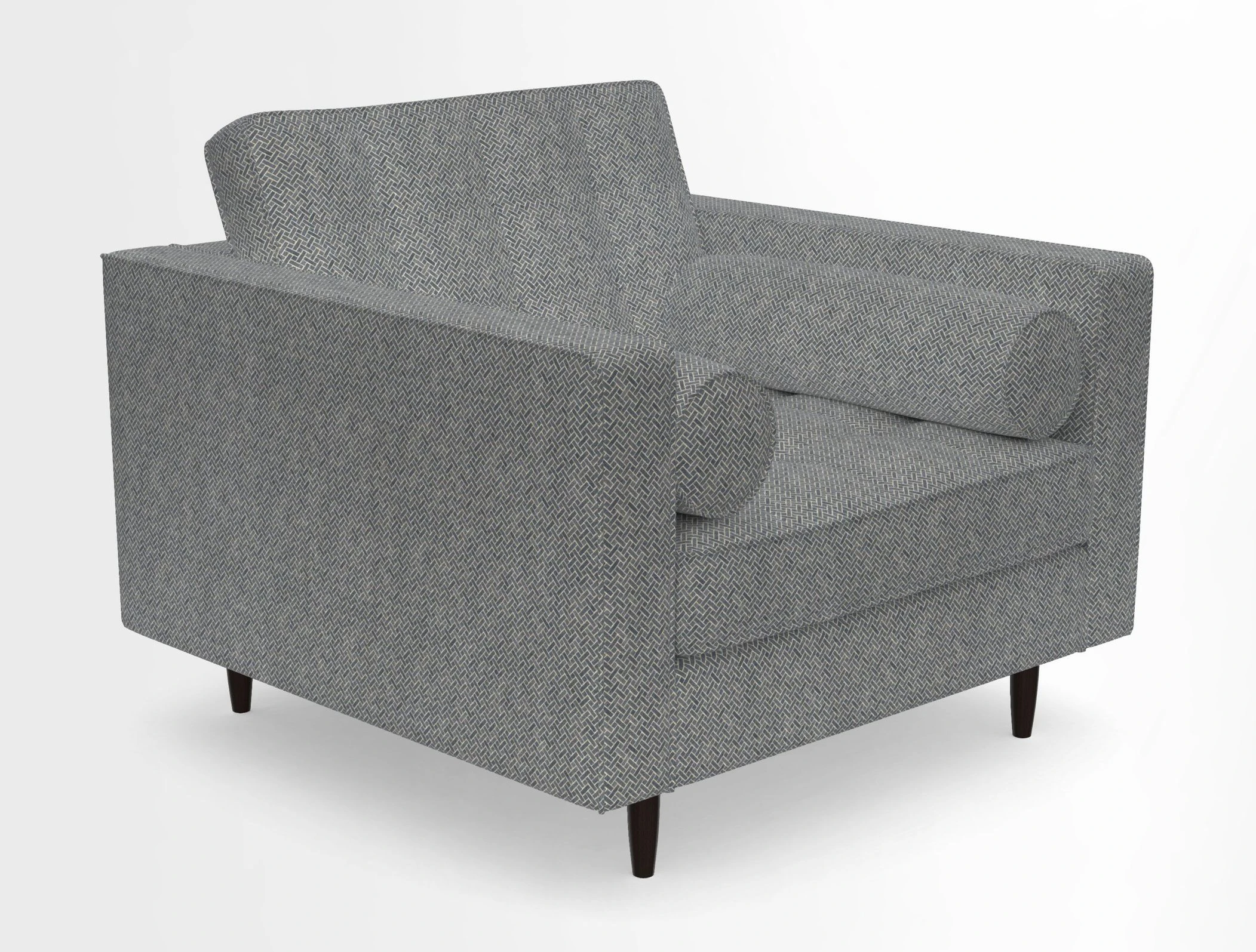 Marylebone Chair in Clever Tough And Eco Velvet Indigo