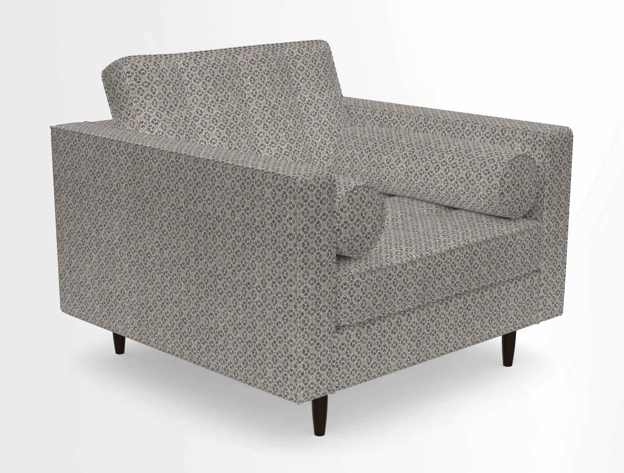 Marylebone Chair in Clever Tough And Eco Velvet Indigo
