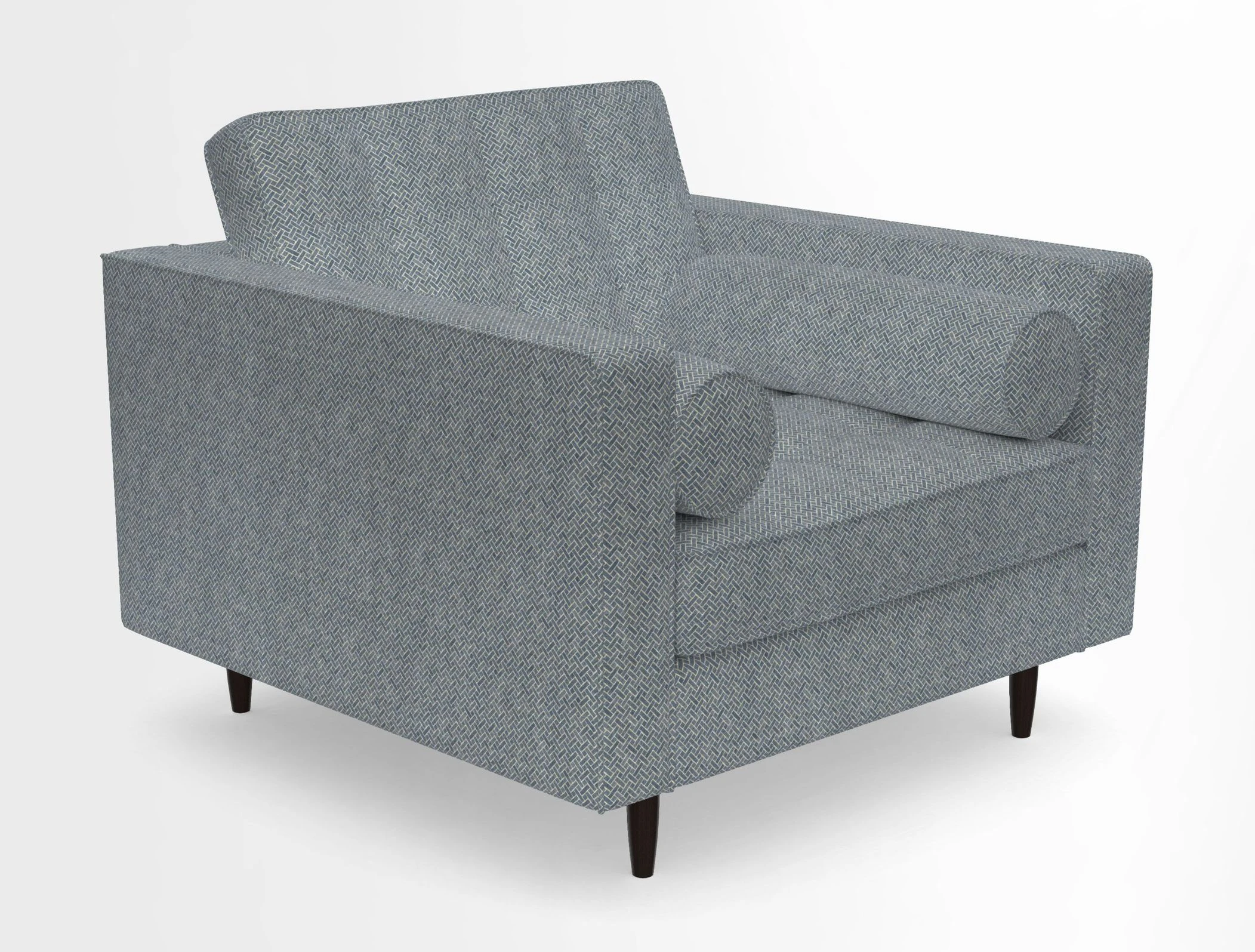 Marylebone Chair in Clever Tough And Eco Velvet Indigo