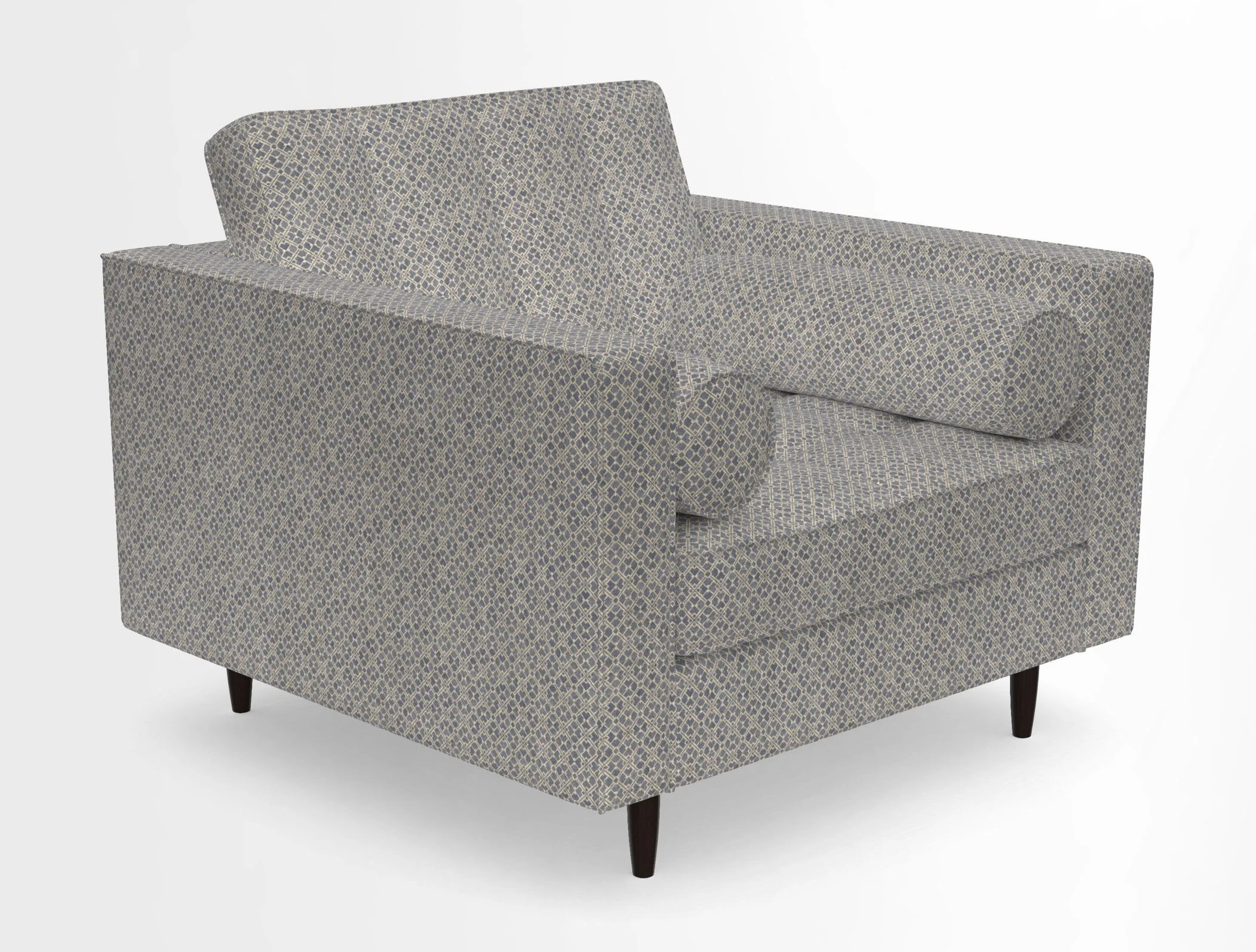 Marylebone Chair in Clever Tough And Eco Velvet Indigo