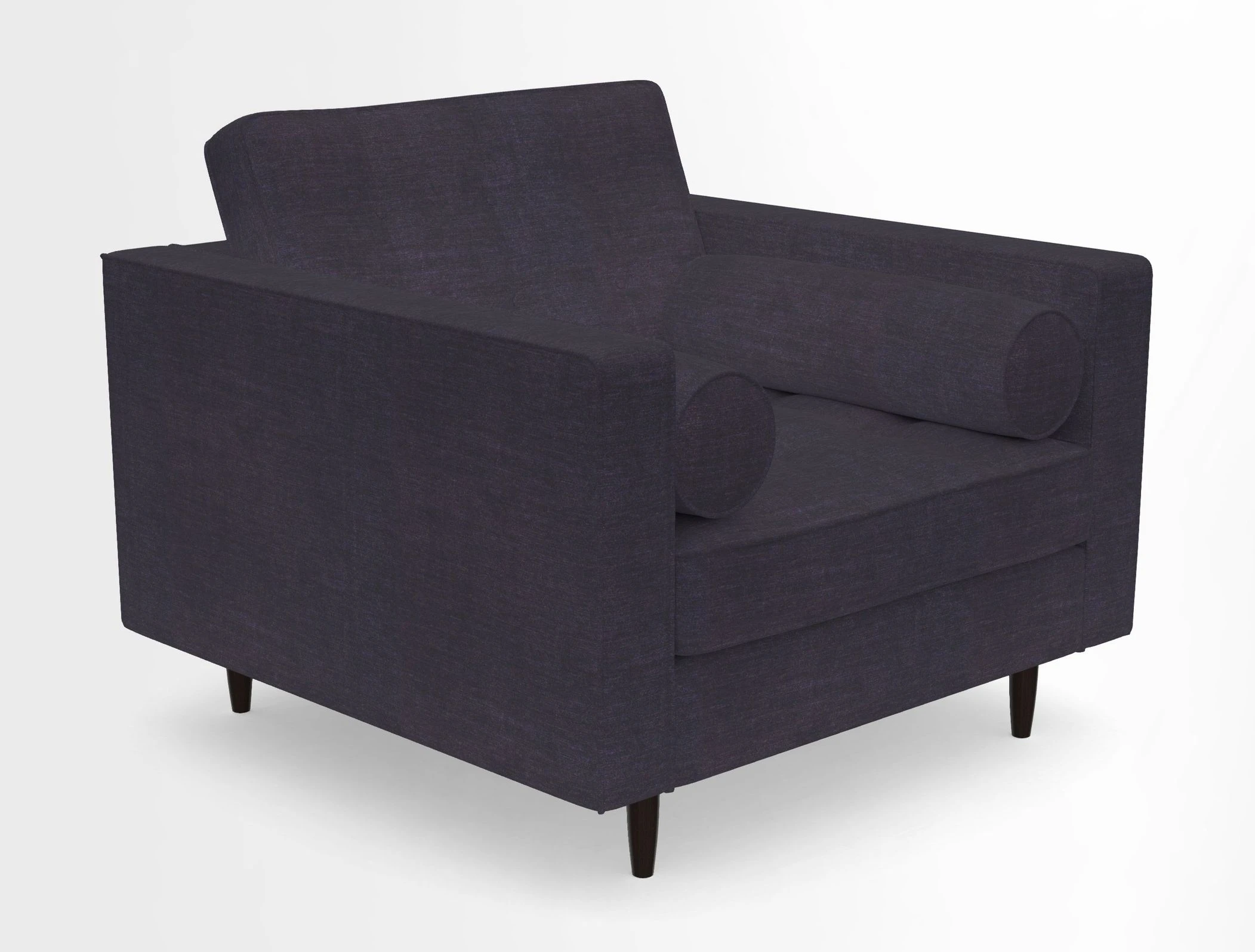 Marylebone Chair in Clever Tough And Eco Velvet Indigo