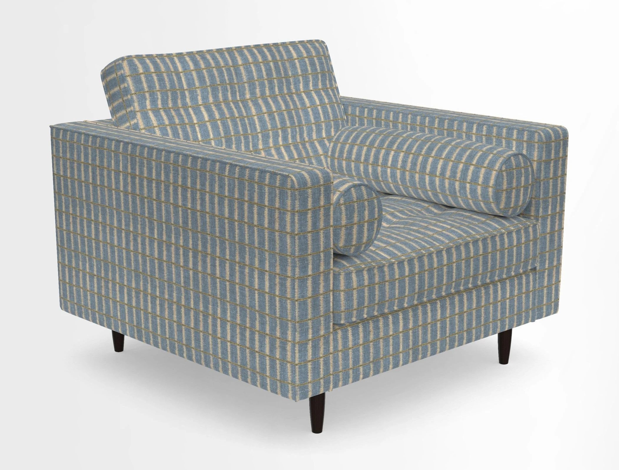 Marylebone Chair in Clever Tough And Eco Velvet Indigo
