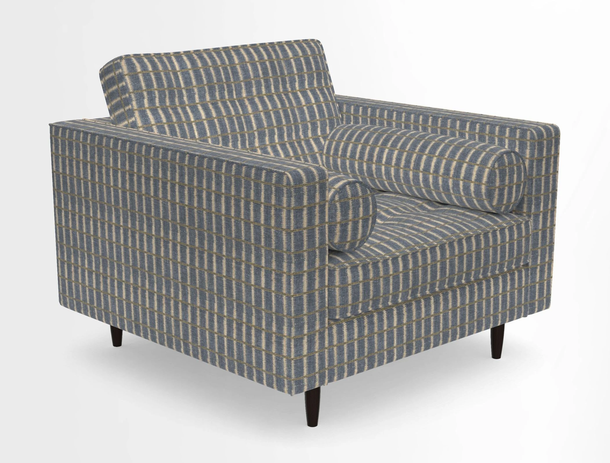 Marylebone Chair in Clever Tough And Eco Velvet Indigo