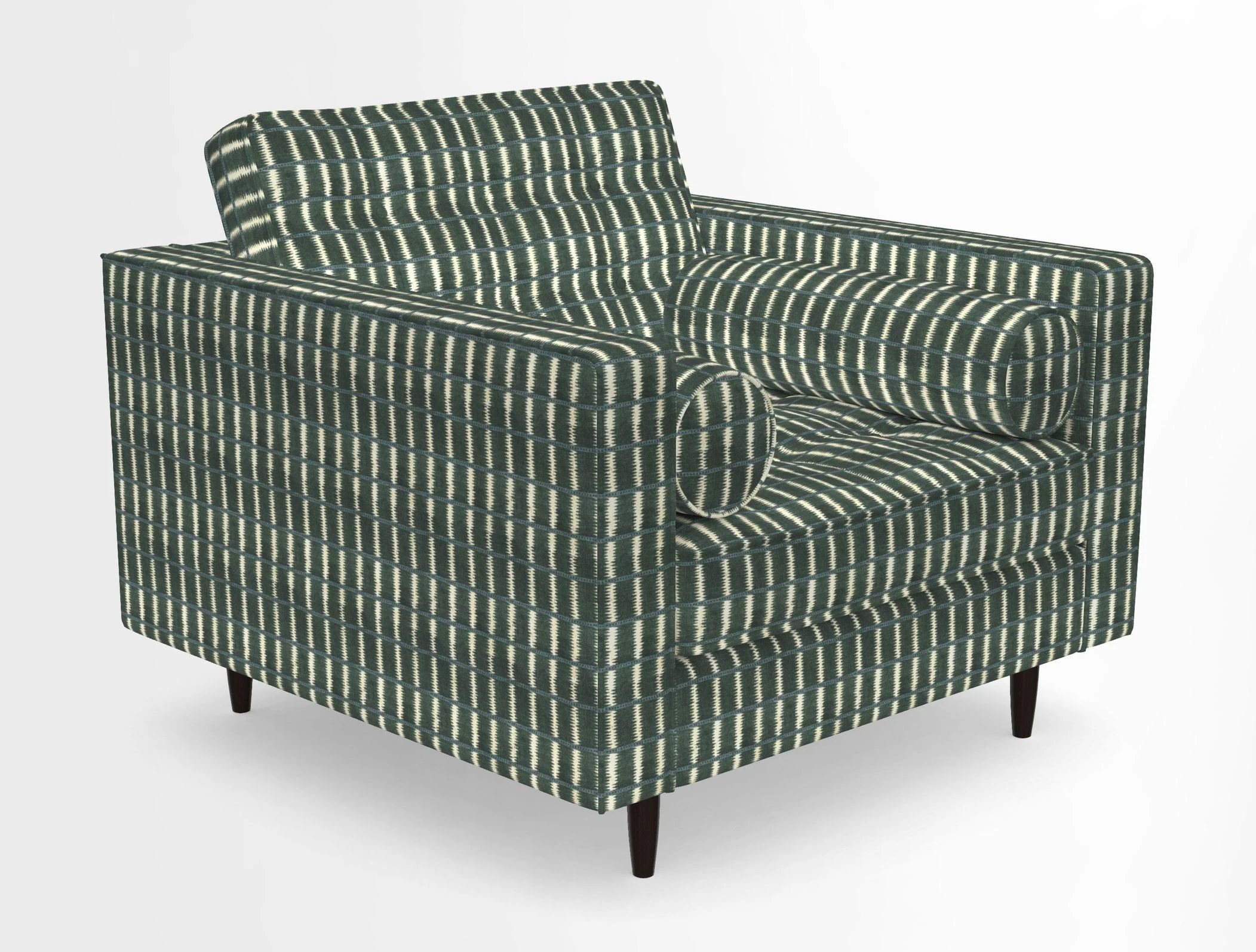 Marylebone Chair in Clever Tough And Eco Velvet Indigo