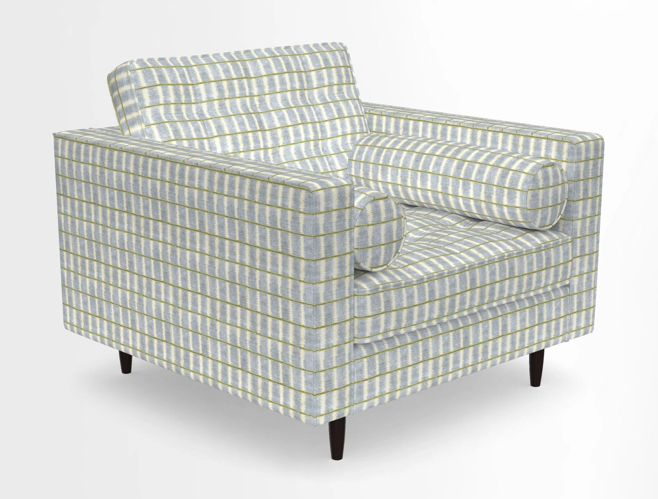 Marylebone Chair in Clever Tough And Eco Velvet Indigo