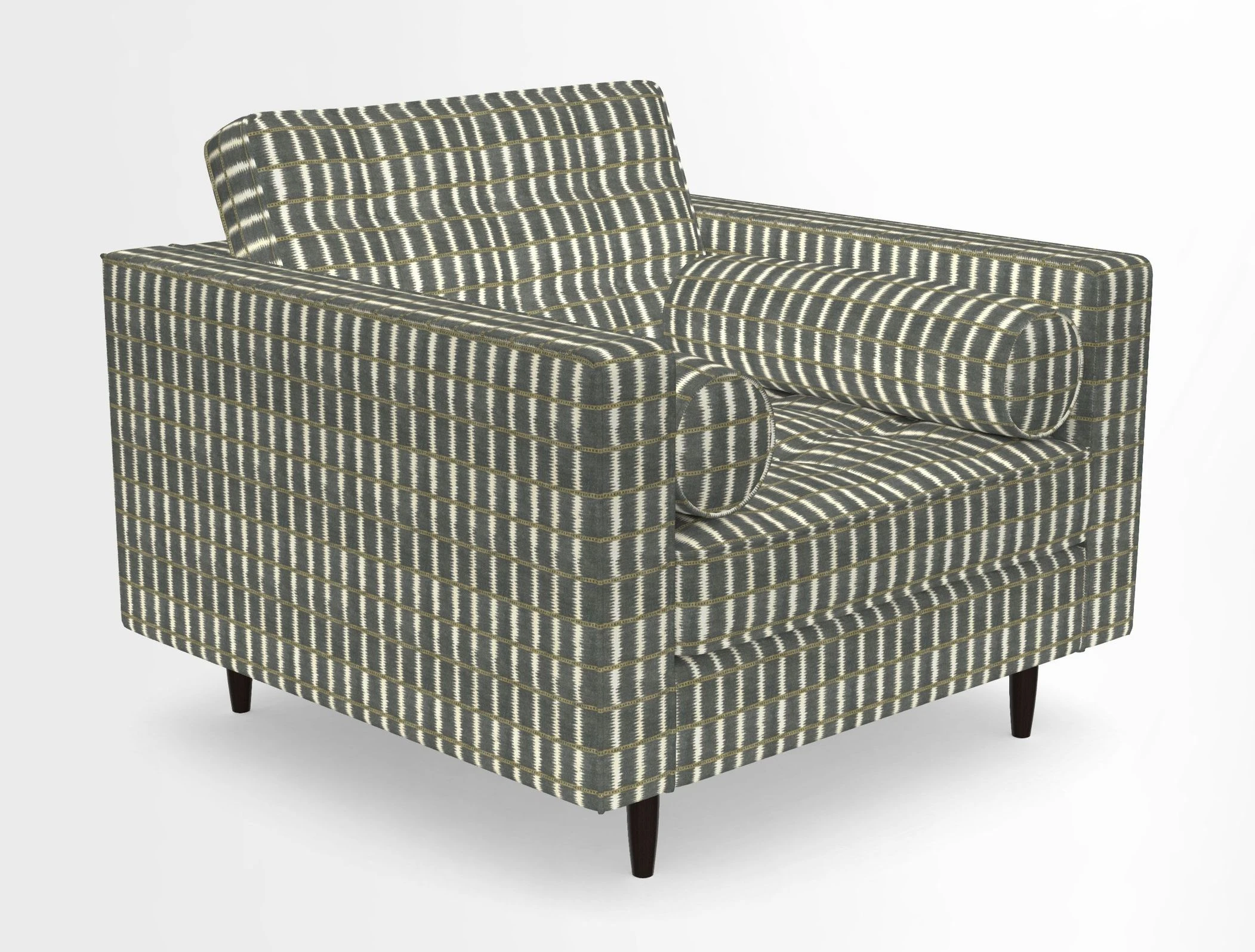 Marylebone Chair in Clever Tough And Eco Velvet Indigo