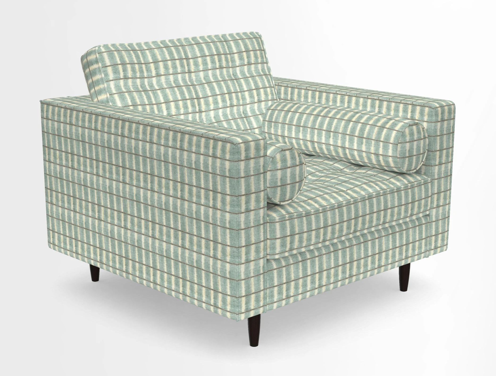 Marylebone Chair in Clever Tough And Eco Velvet Indigo