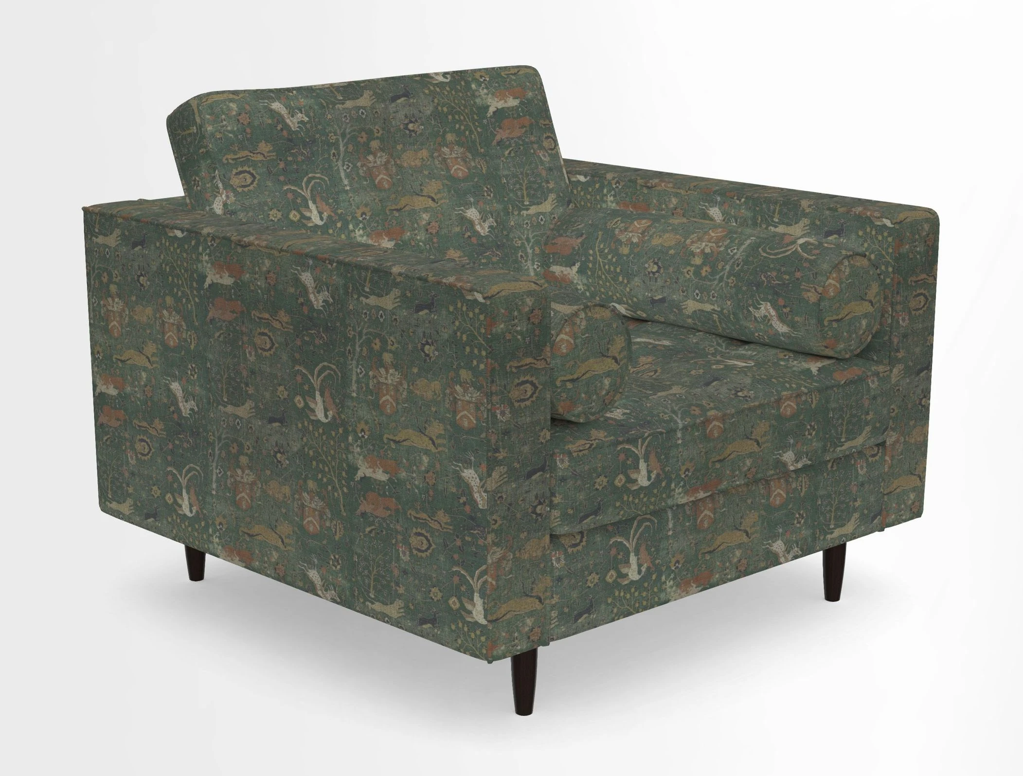 Marylebone Chair in Clever Tough And Eco Velvet Indigo