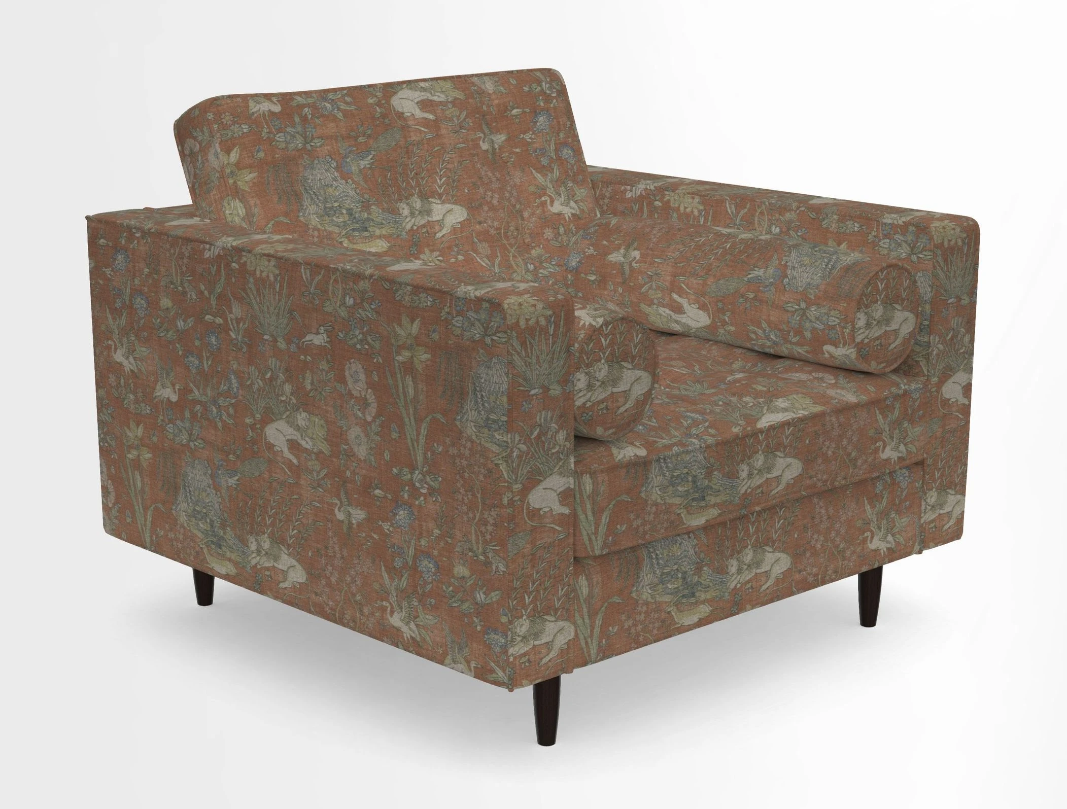 Marylebone Chair in Clever Tough And Eco Velvet Indigo