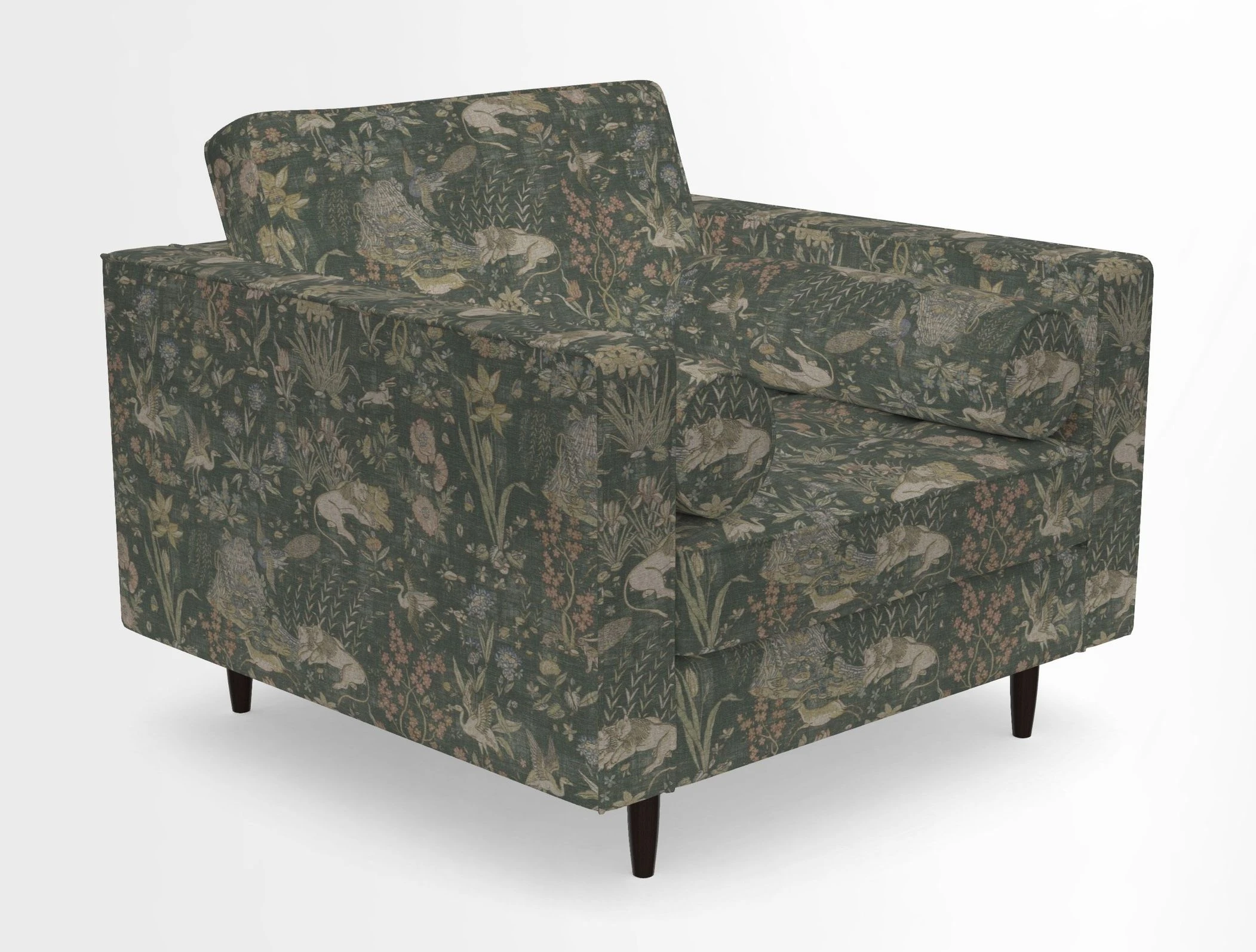 Marylebone Chair in Clever Tough And Eco Velvet Indigo