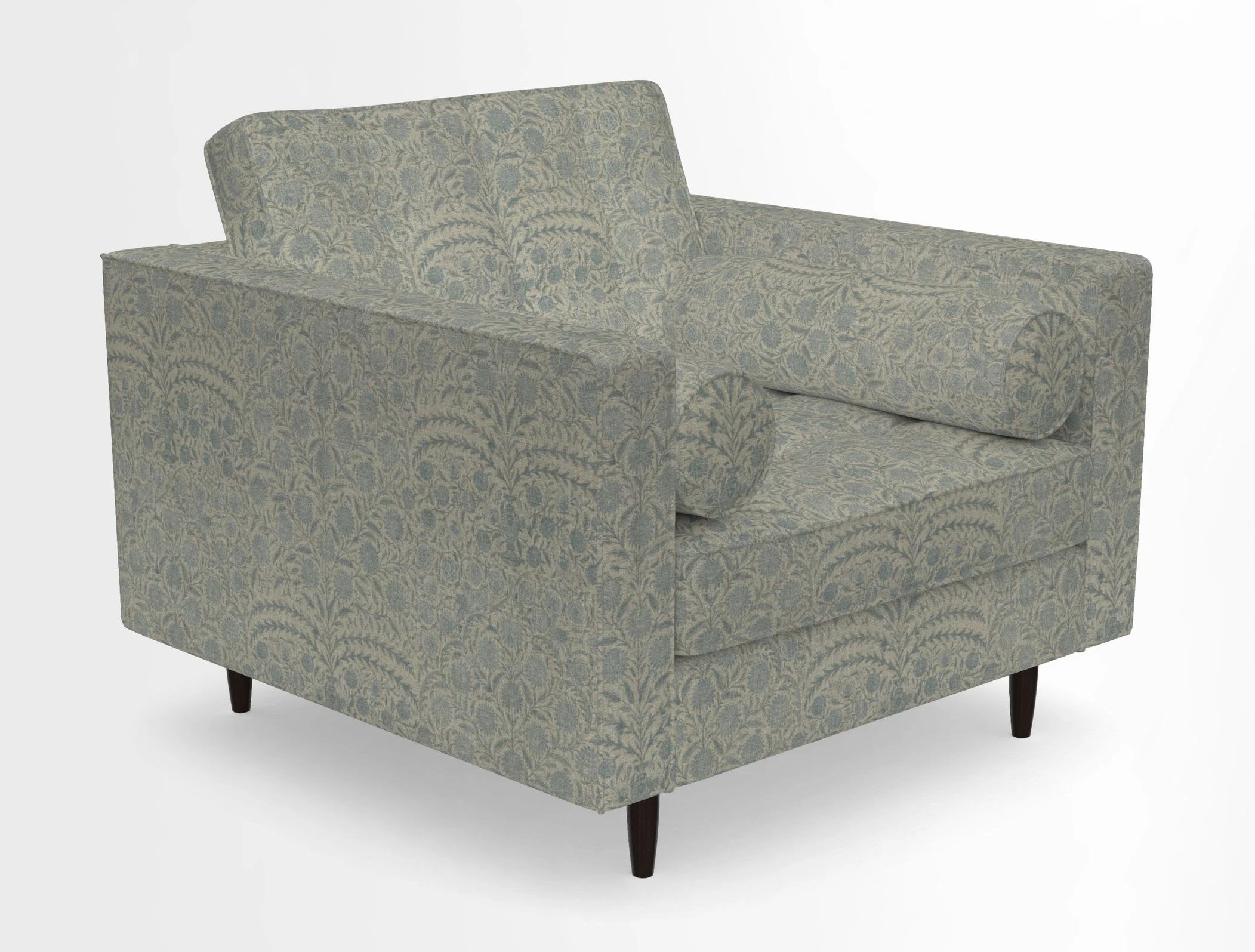 Marylebone Chair in Clever Tough And Eco Velvet Indigo