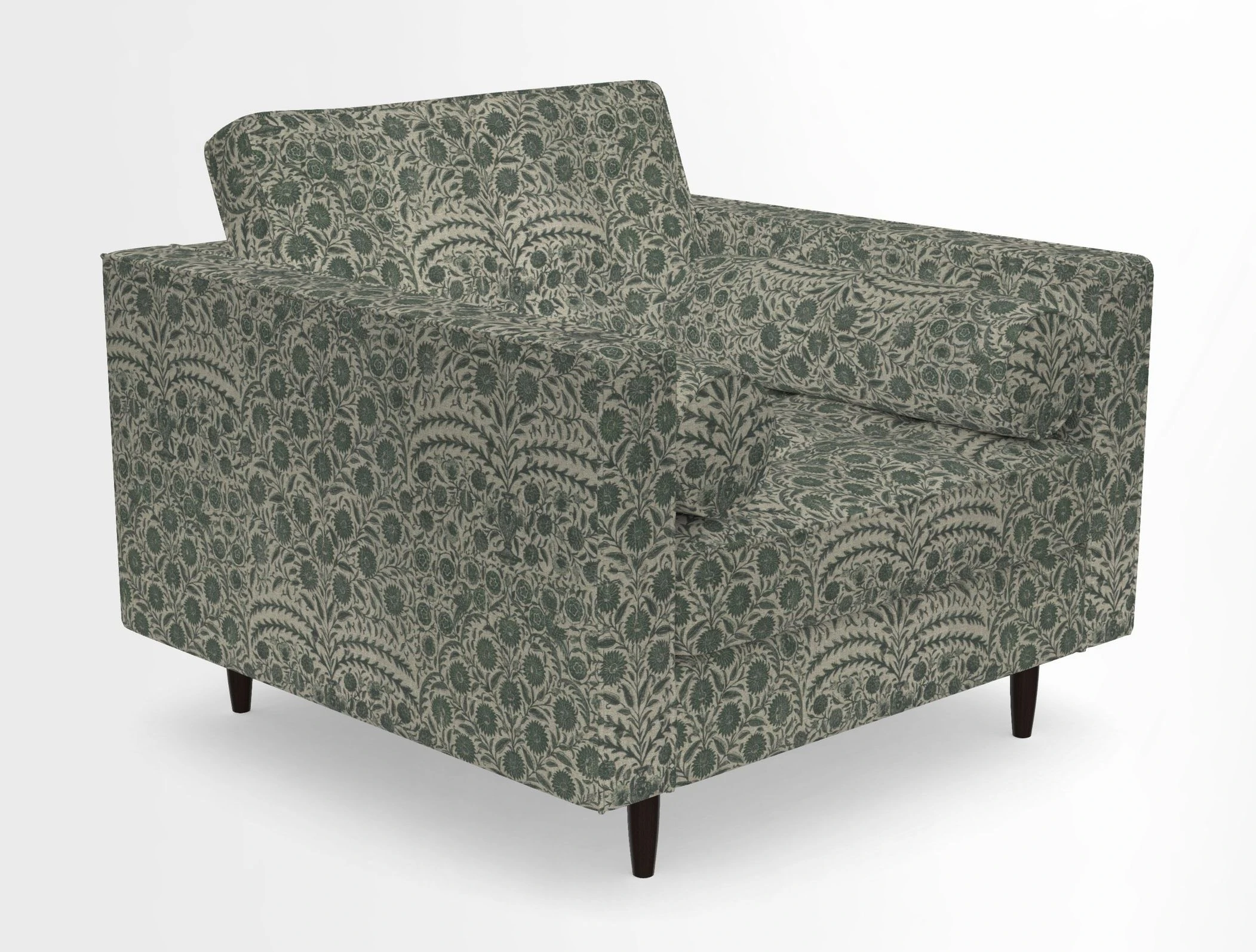 Marylebone Chair in Clever Tough And Eco Velvet Indigo