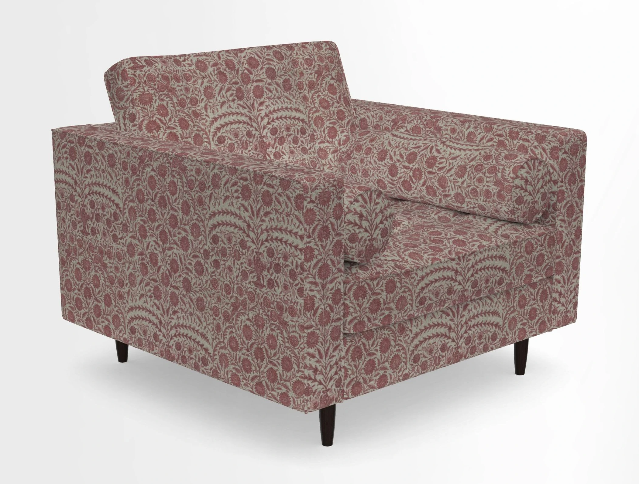 Marylebone Chair in Clever Tough And Eco Velvet Indigo