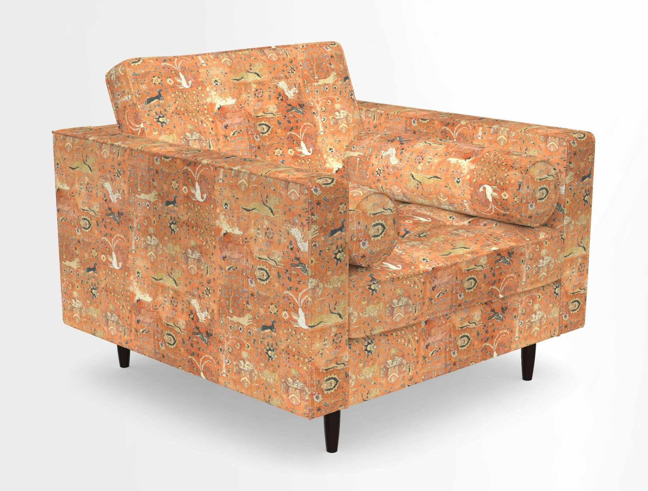 Marylebone Chair in Clever Tough And Eco Velvet Indigo