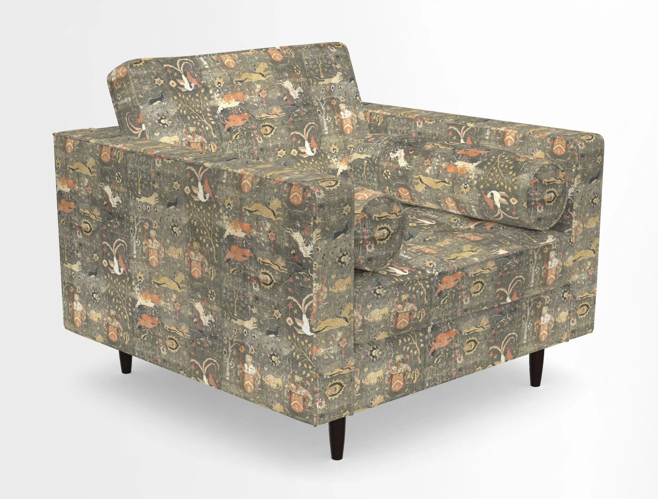 Marylebone Chair in Clever Tough And Eco Velvet Indigo