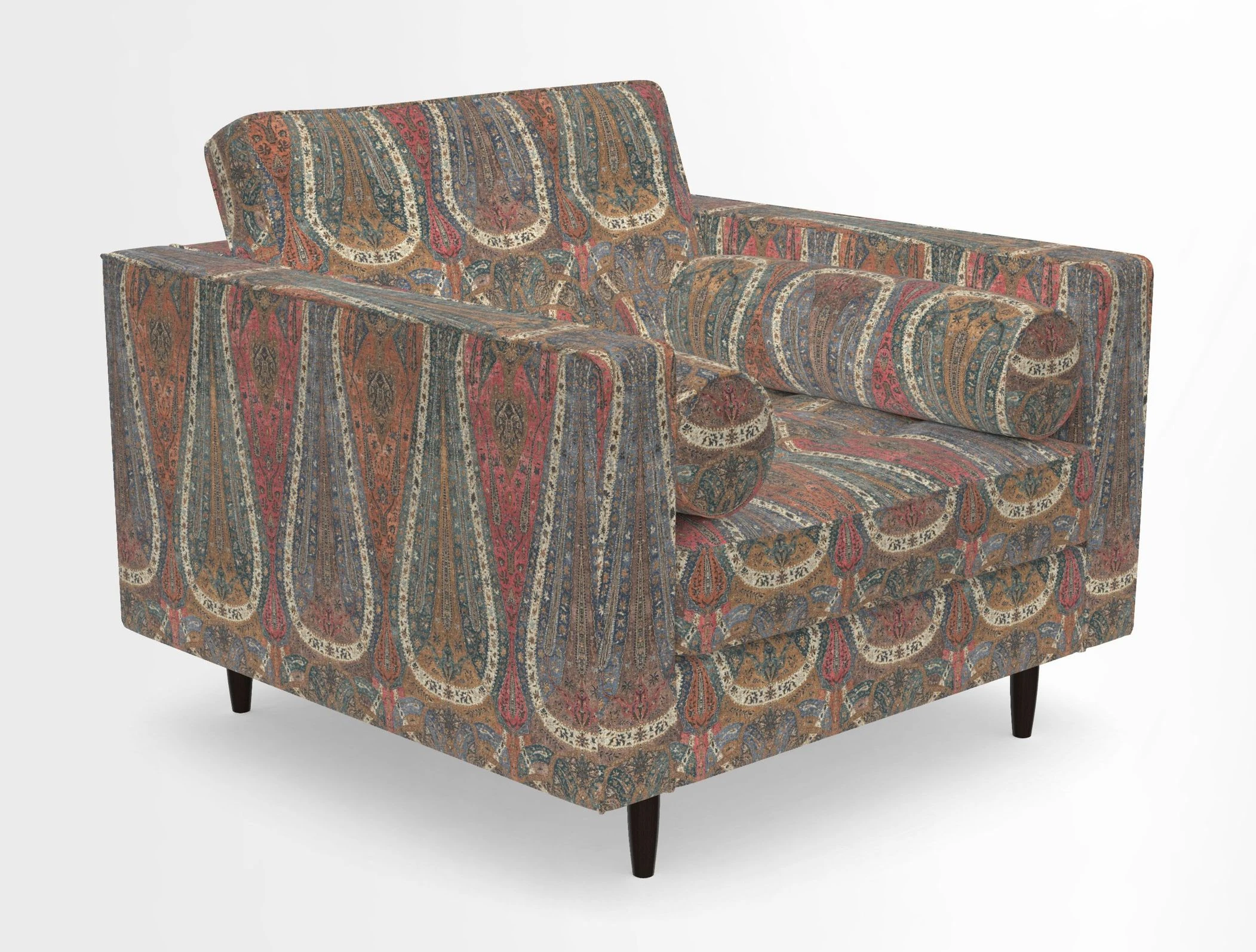 Marylebone Chair in Clever Tough And Eco Velvet Indigo