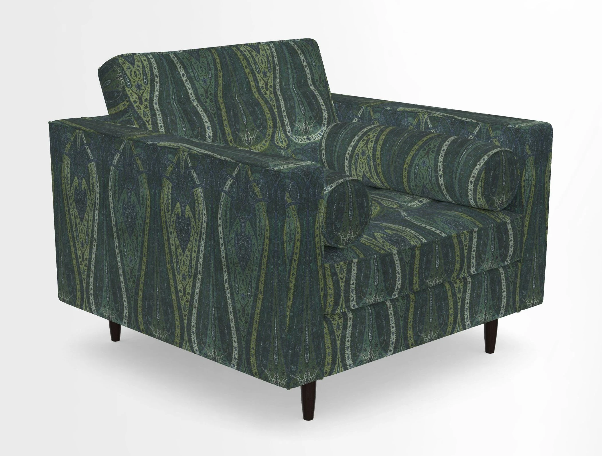 Marylebone Chair in Clever Tough And Eco Velvet Indigo