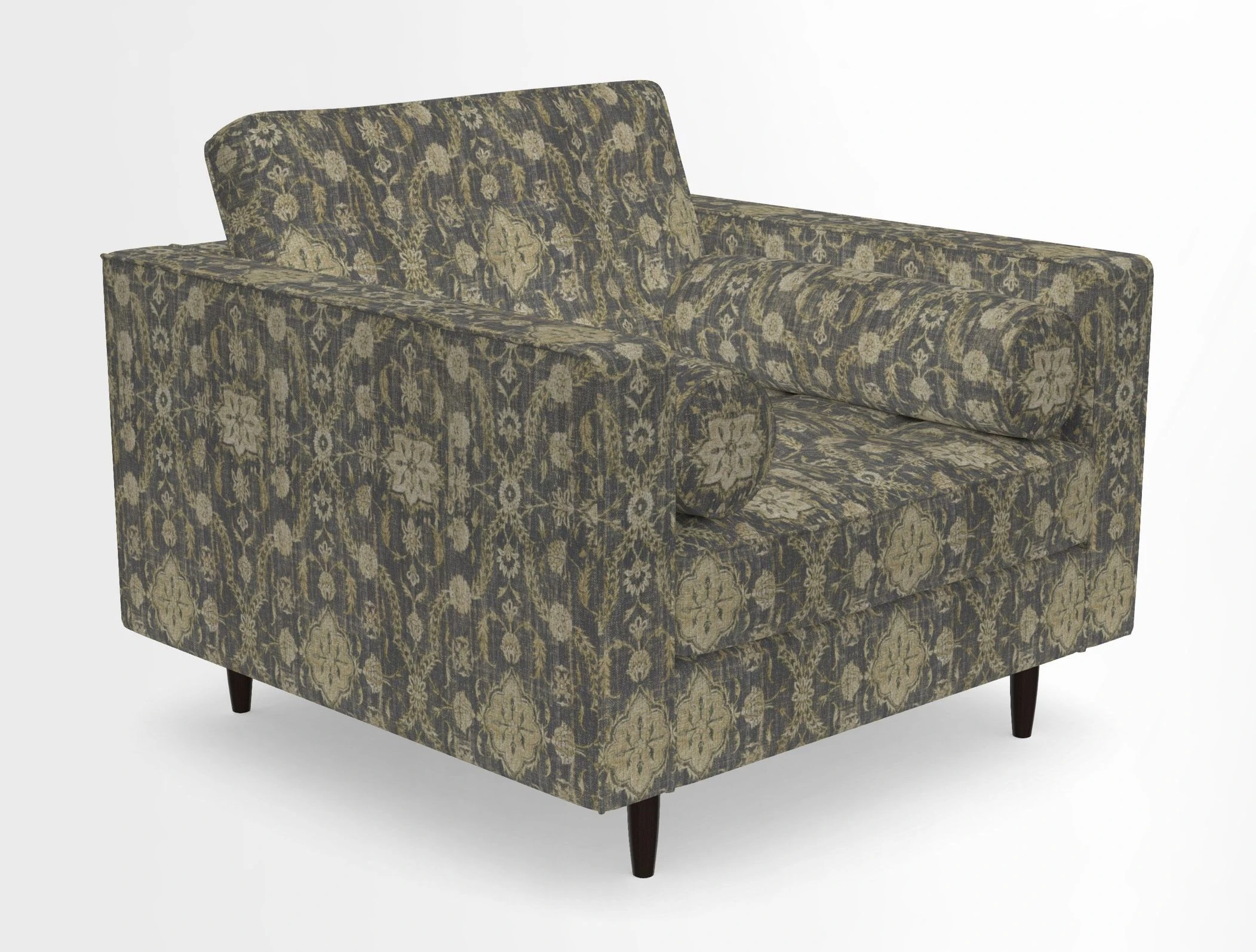 Marylebone Chair in Clever Tough And Eco Velvet Indigo