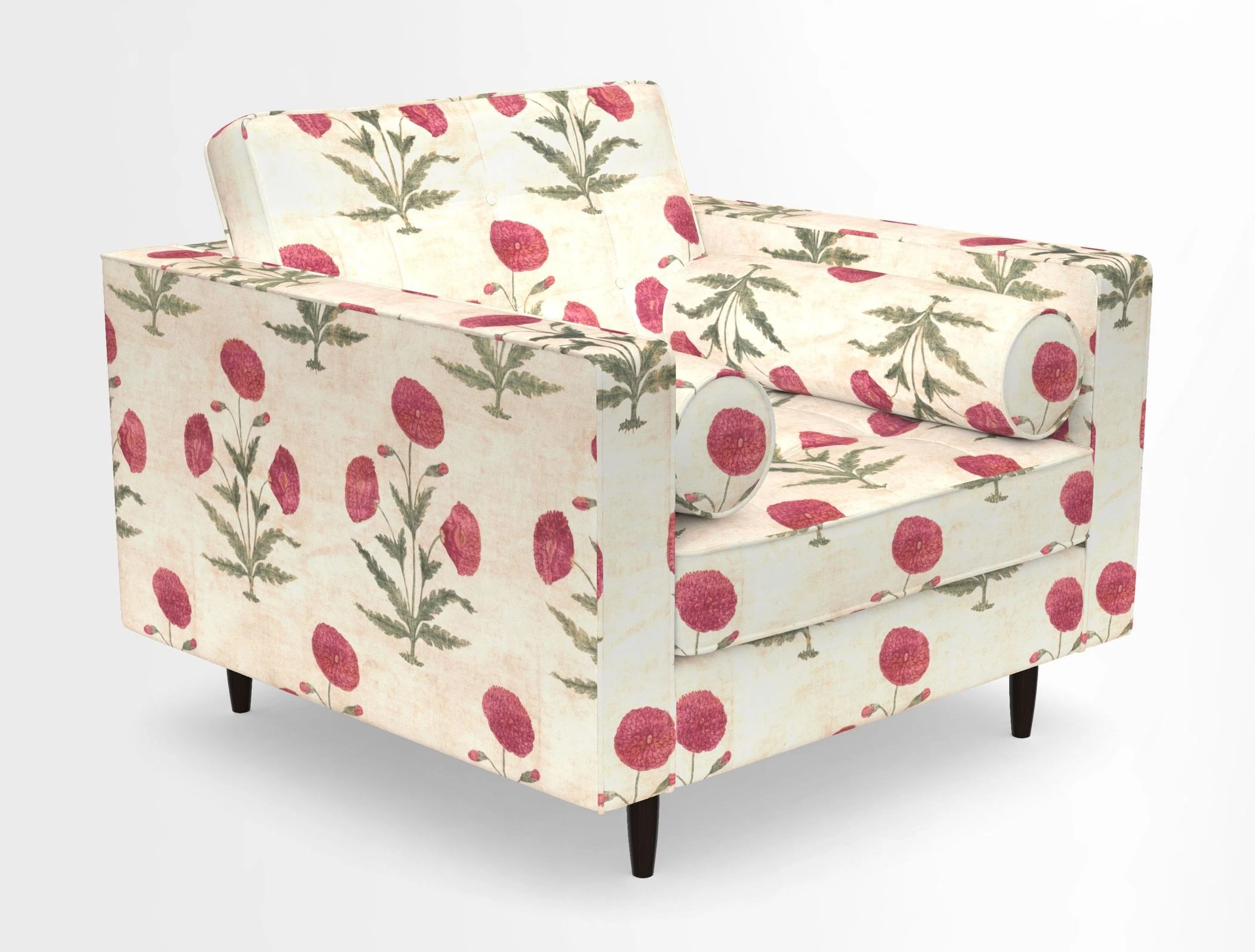 Marylebone Chair in Clever Tough And Eco Velvet Indigo