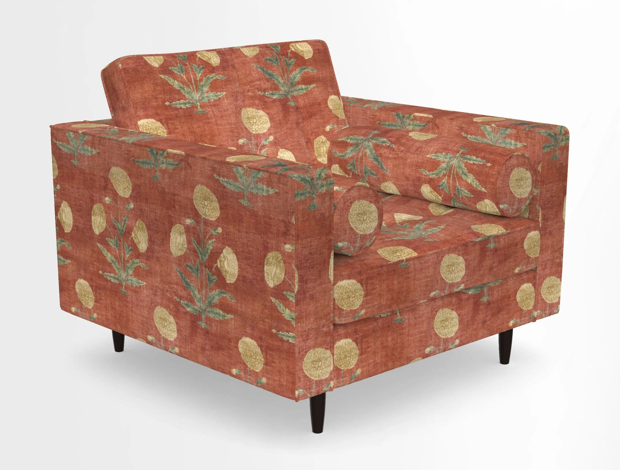 Marylebone Chair in Clever Tough And Eco Velvet Indigo