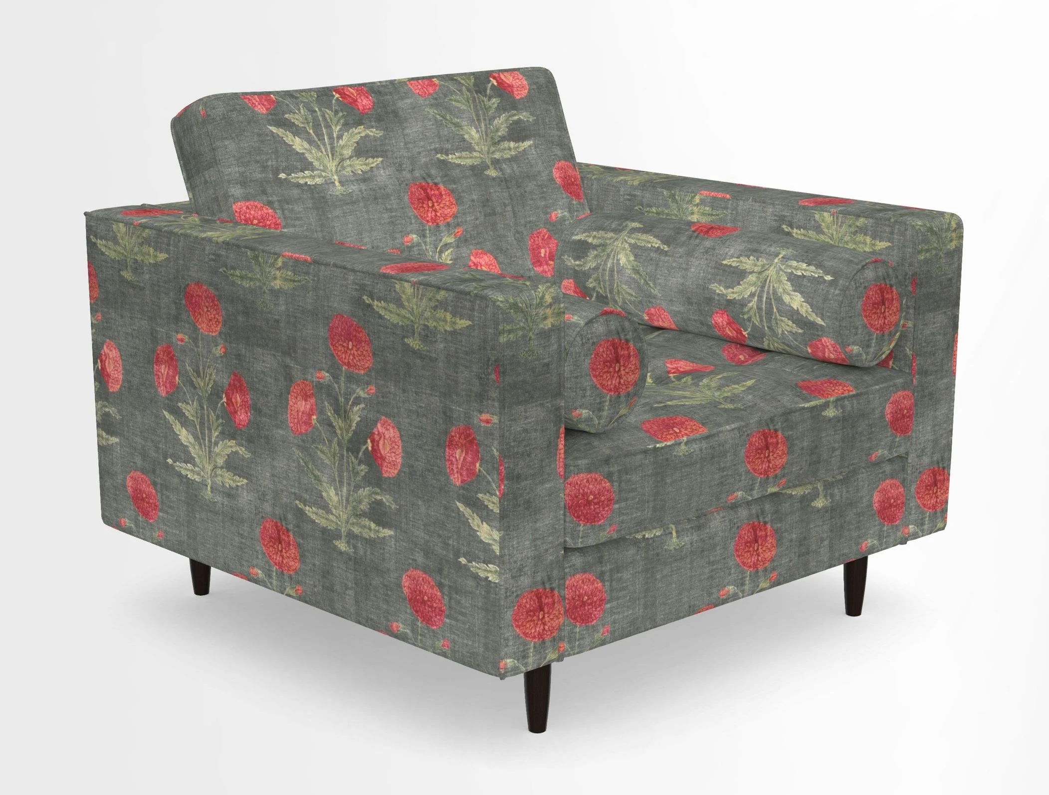 Marylebone Chair in Clever Tough And Eco Velvet Indigo