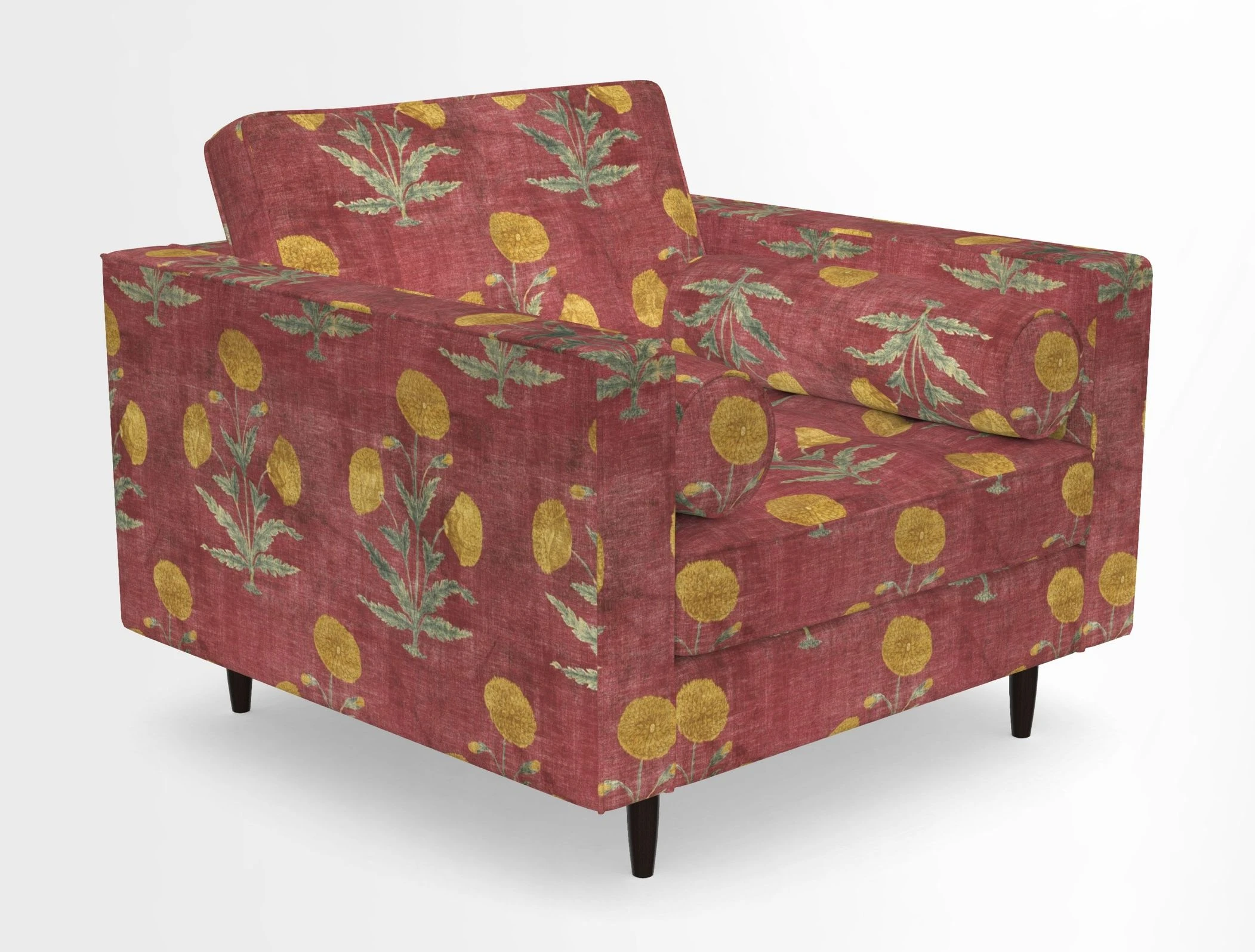 Marylebone Chair in Clever Tough And Eco Velvet Indigo