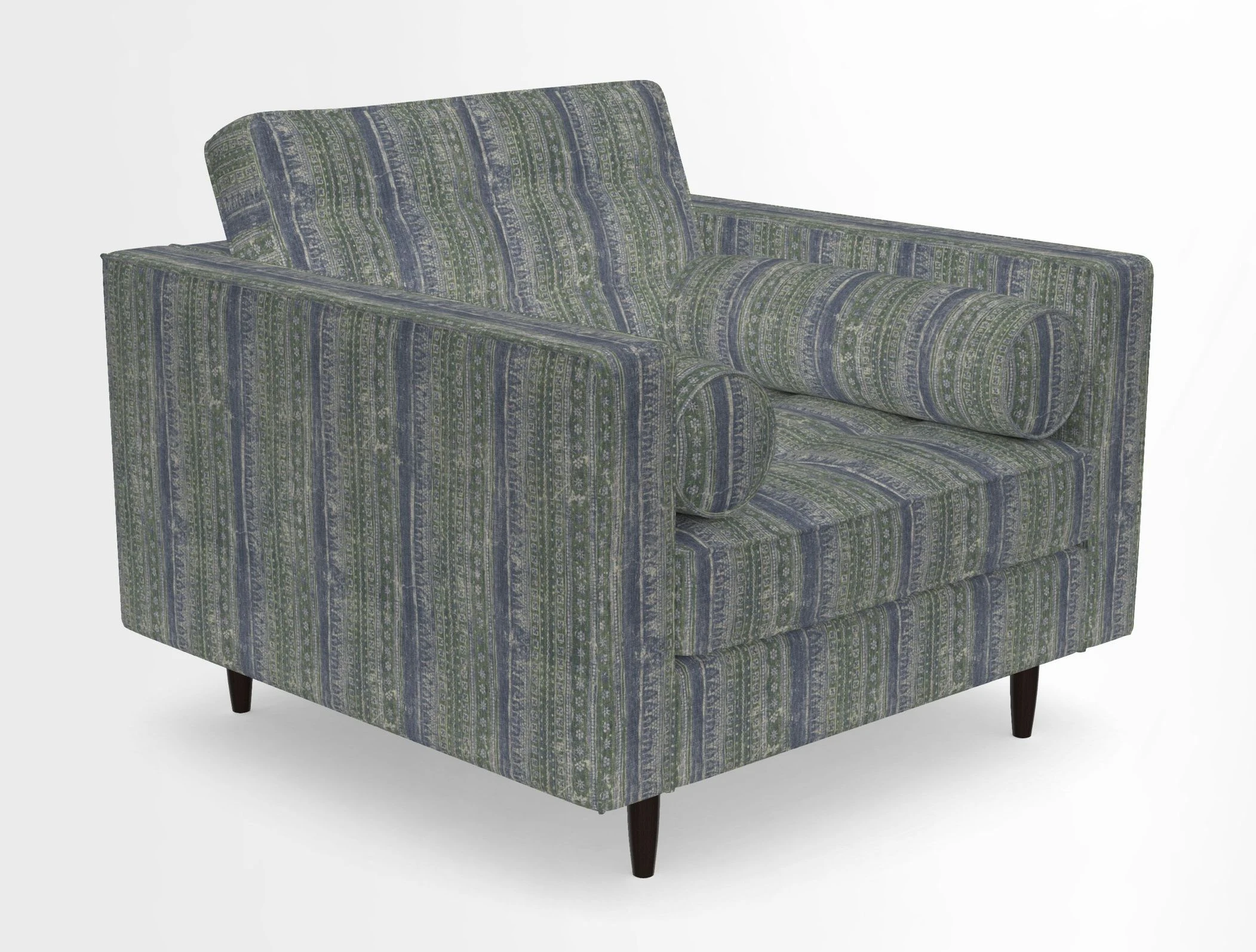 Marylebone Chair in Clever Tough And Eco Velvet Indigo