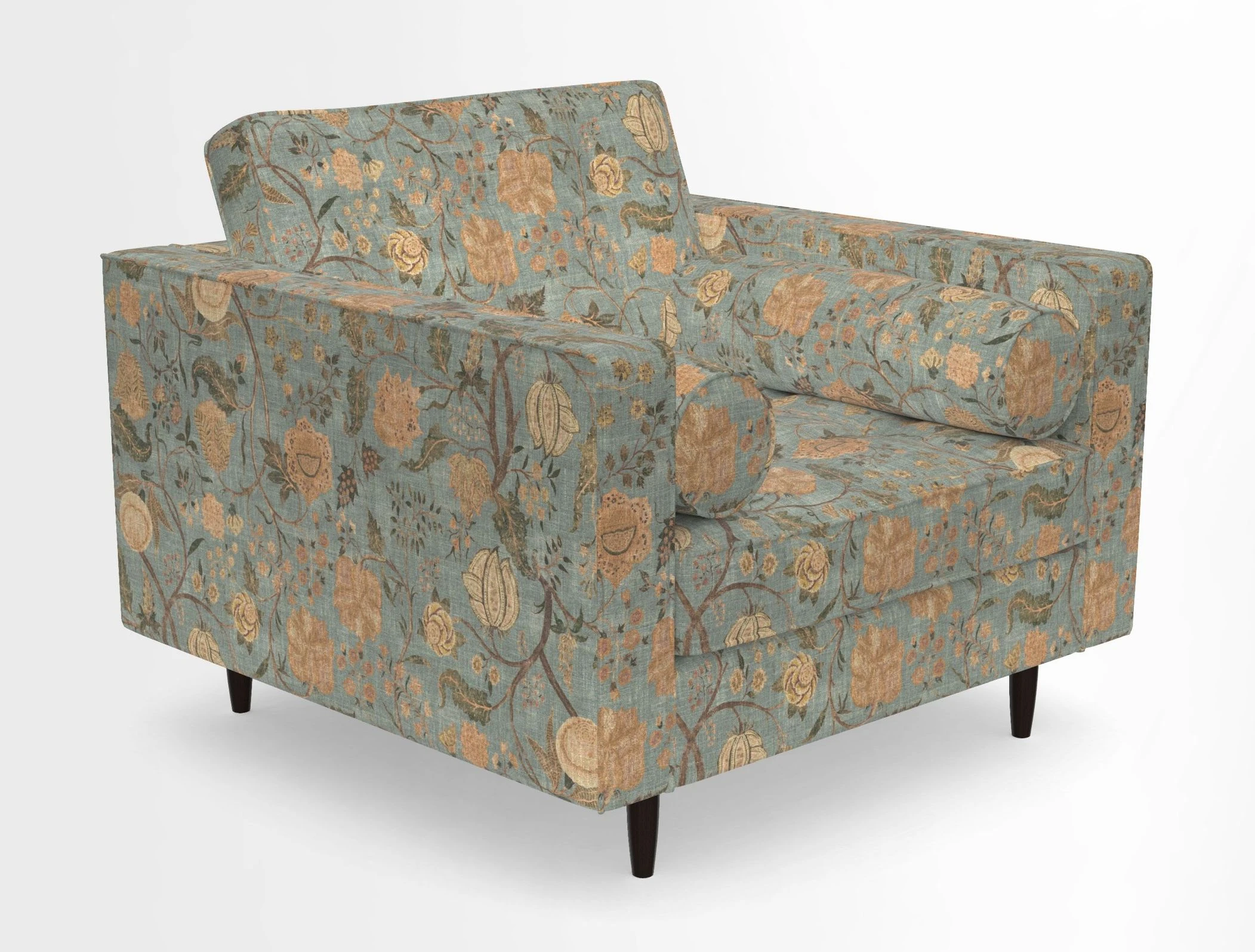 Marylebone Chair in Clever Tough And Eco Velvet Indigo