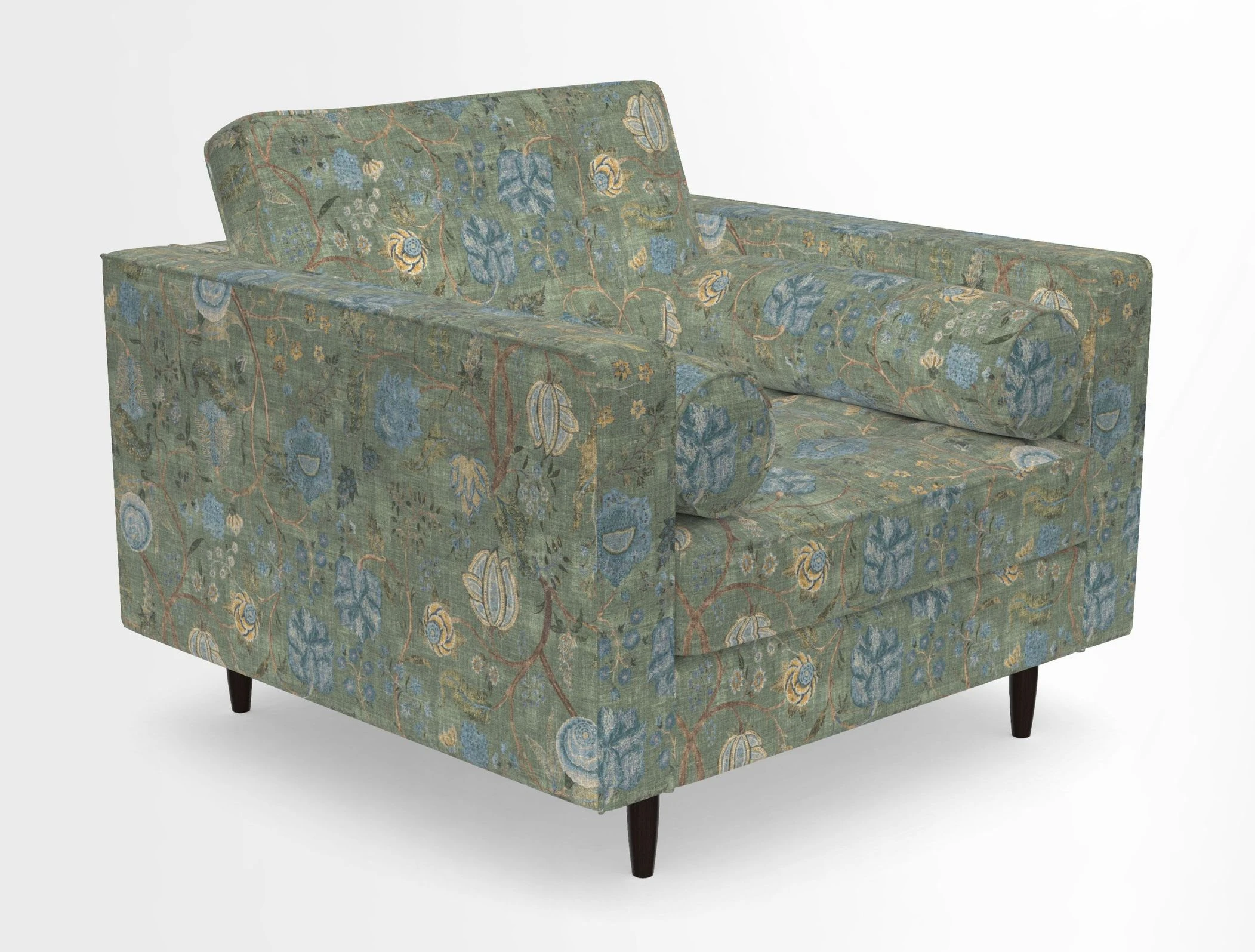Marylebone Chair in Clever Tough And Eco Velvet Indigo