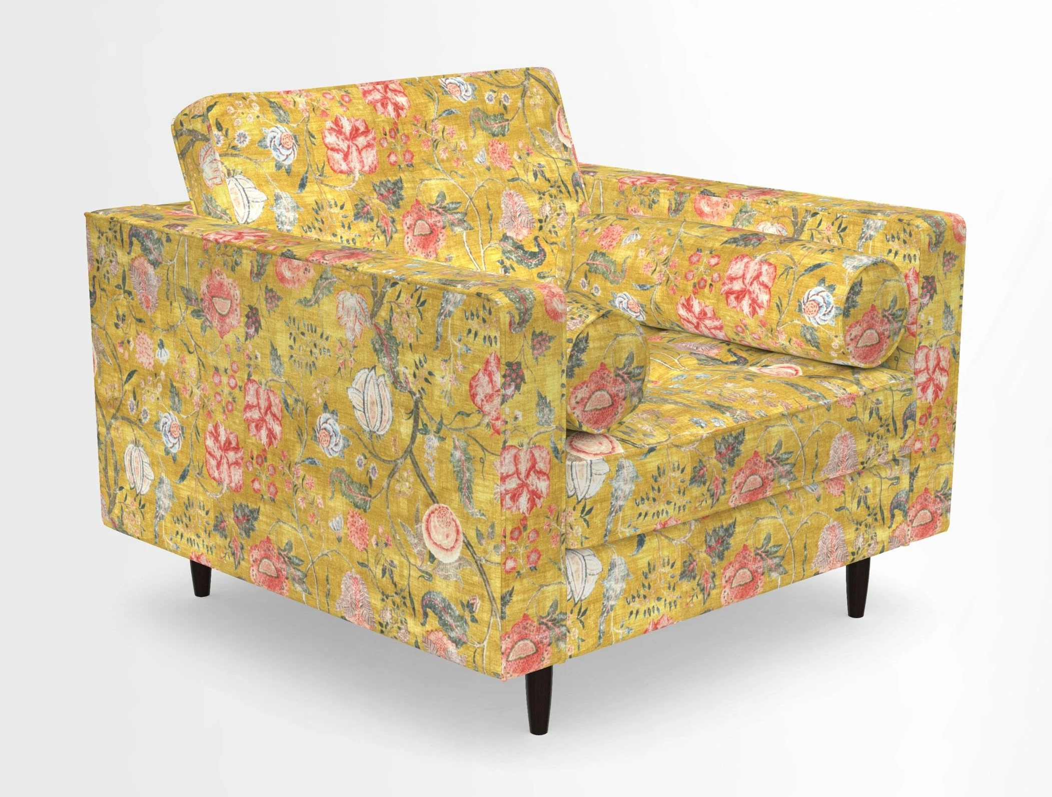 Marylebone Chair in Clever Tough And Eco Velvet Indigo