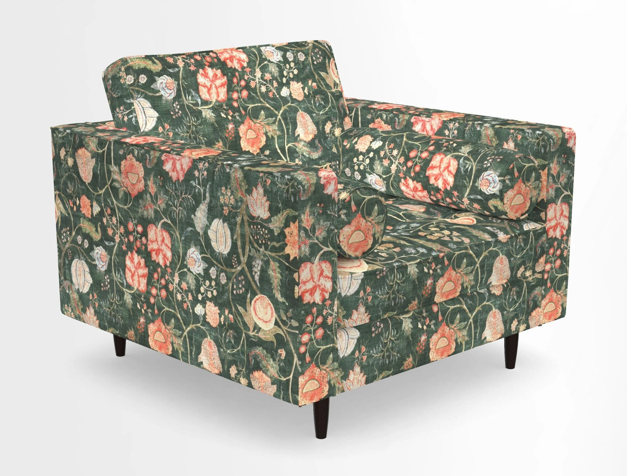 Marylebone Chair in Clever Tough And Eco Velvet Indigo