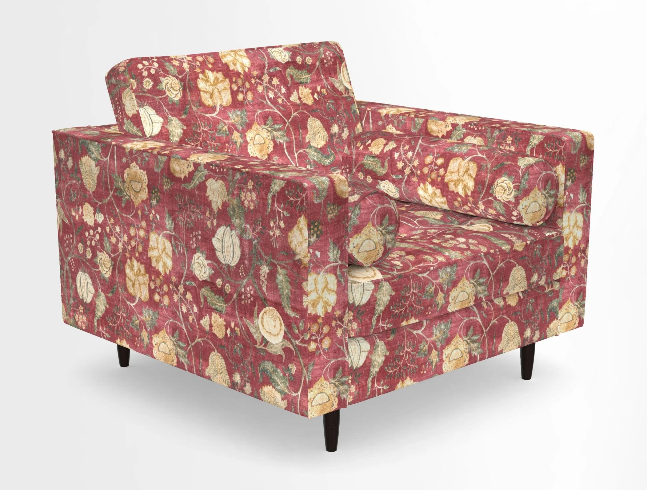Marylebone Chair in Clever Tough And Eco Velvet Indigo