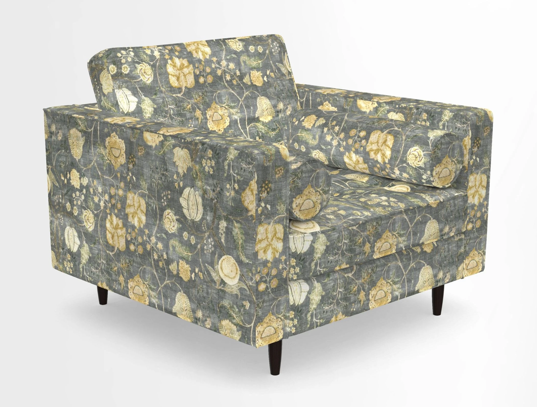 Marylebone Chair in Clever Tough And Eco Velvet Indigo