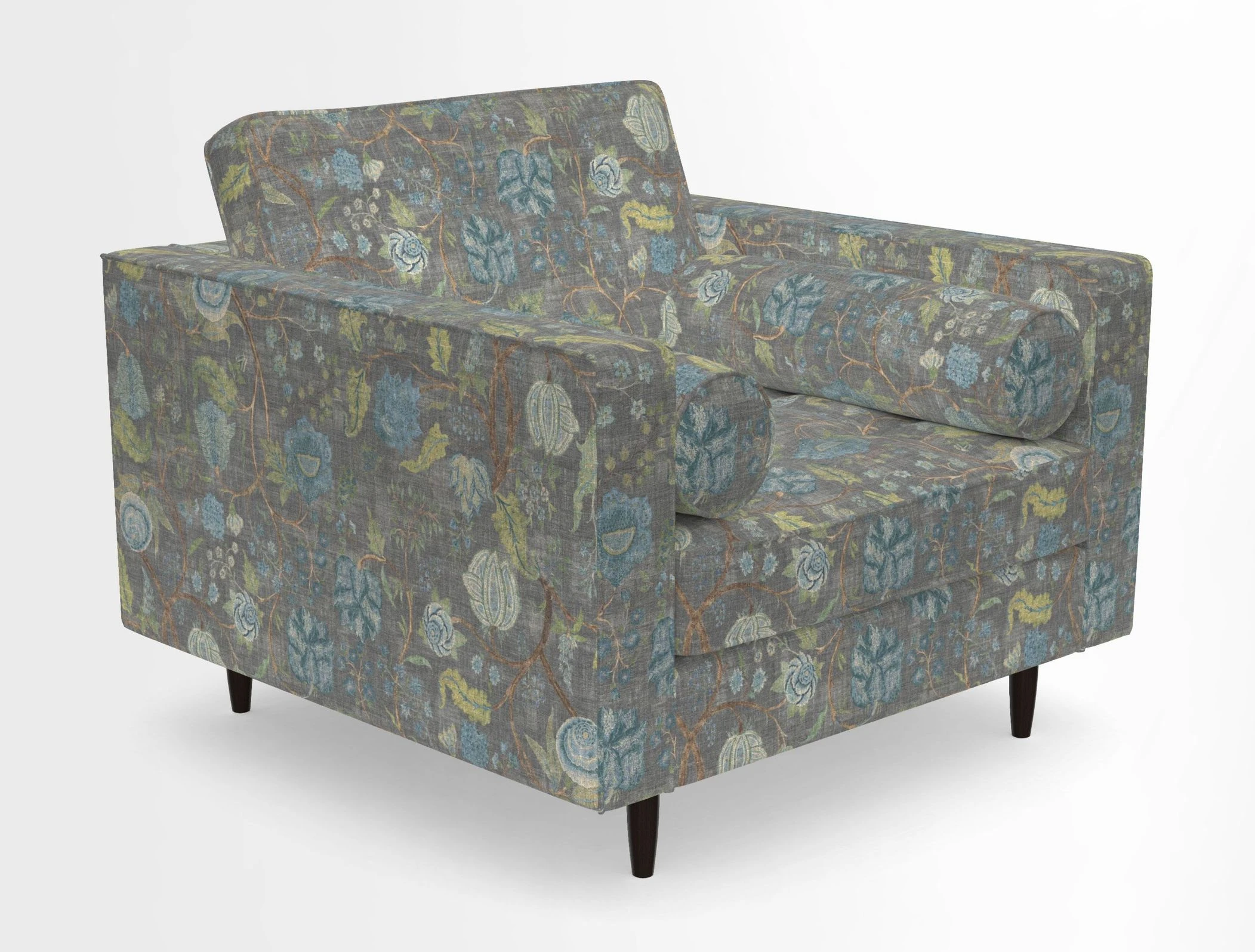 Marylebone Chair in Clever Tough And Eco Velvet Indigo