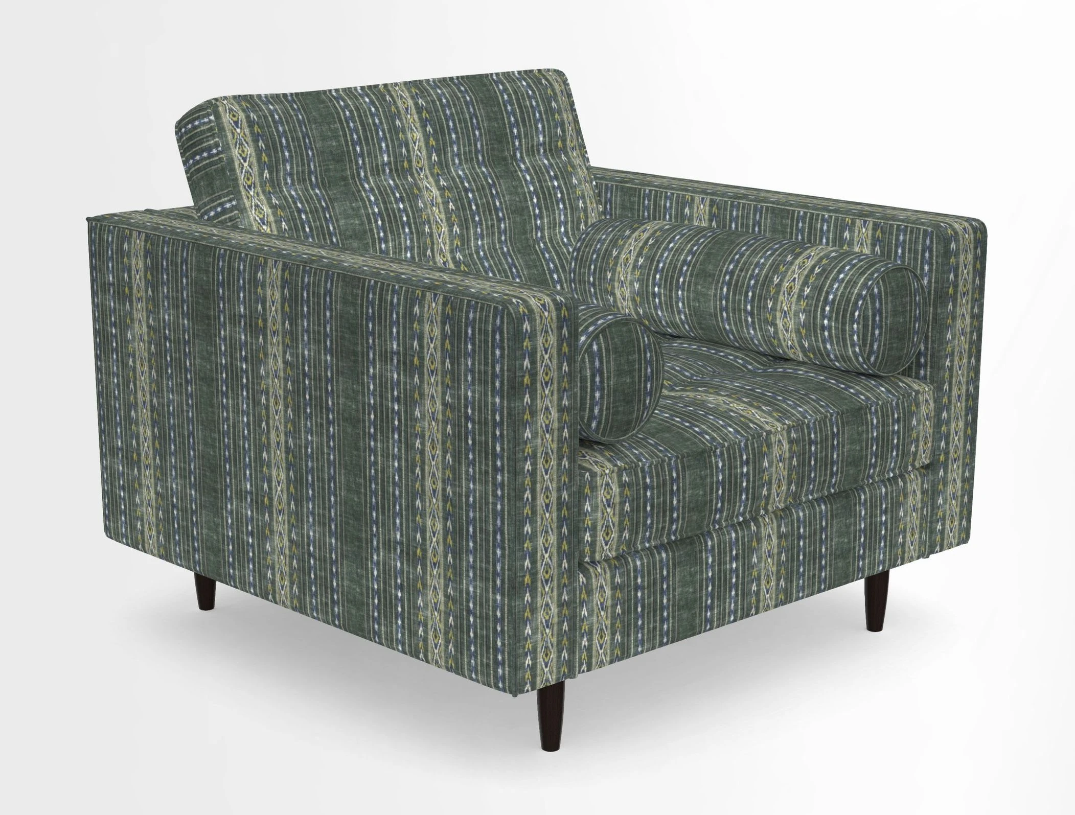 Marylebone Chair in Clever Tough And Eco Velvet Indigo