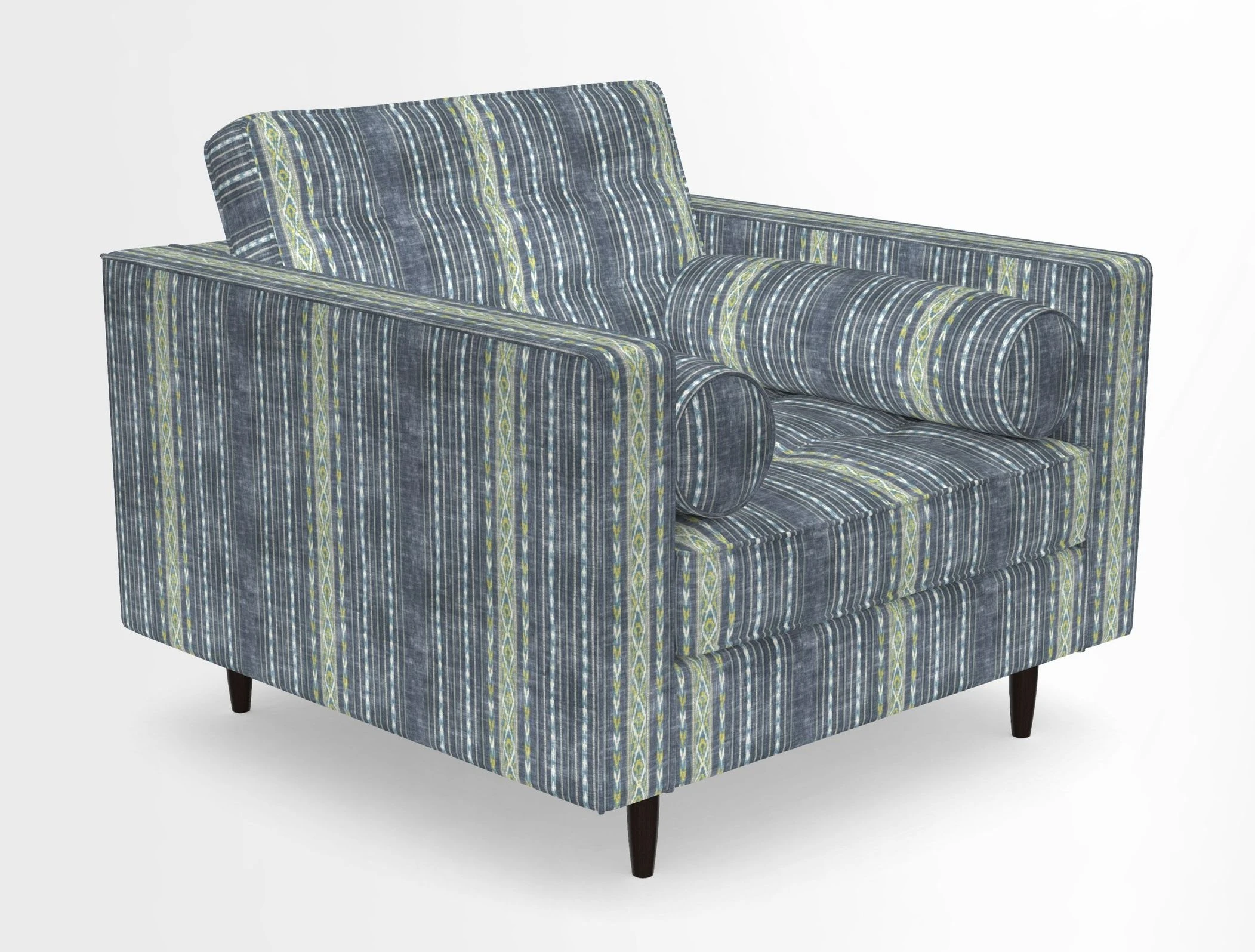 Marylebone Chair in Clever Tough And Eco Velvet Indigo