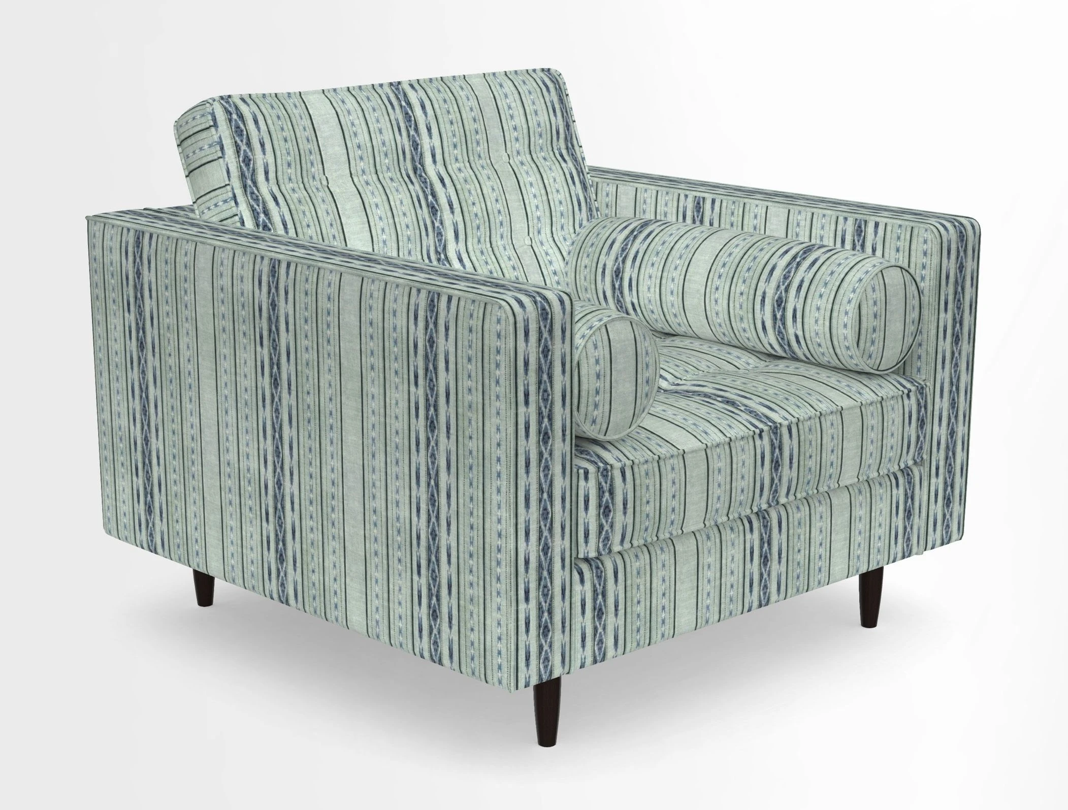 Marylebone Chair in Clever Tough And Eco Velvet Indigo