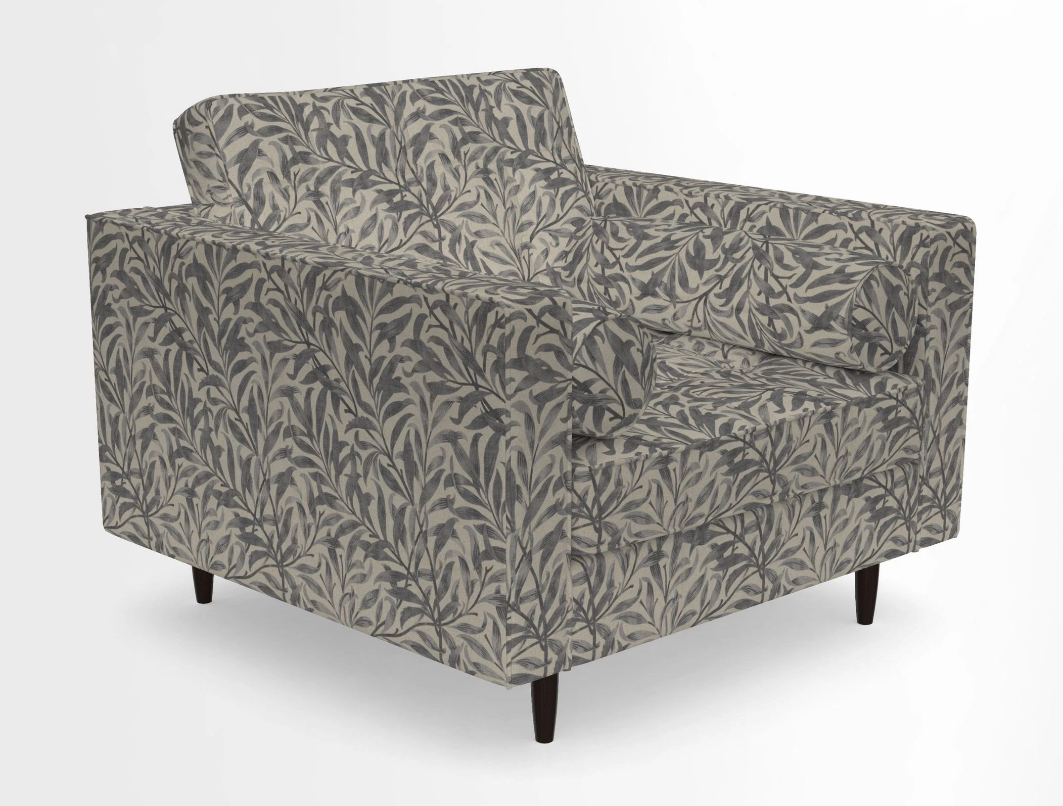 Marylebone Chair in Clever Tough And Eco Velvet Indigo