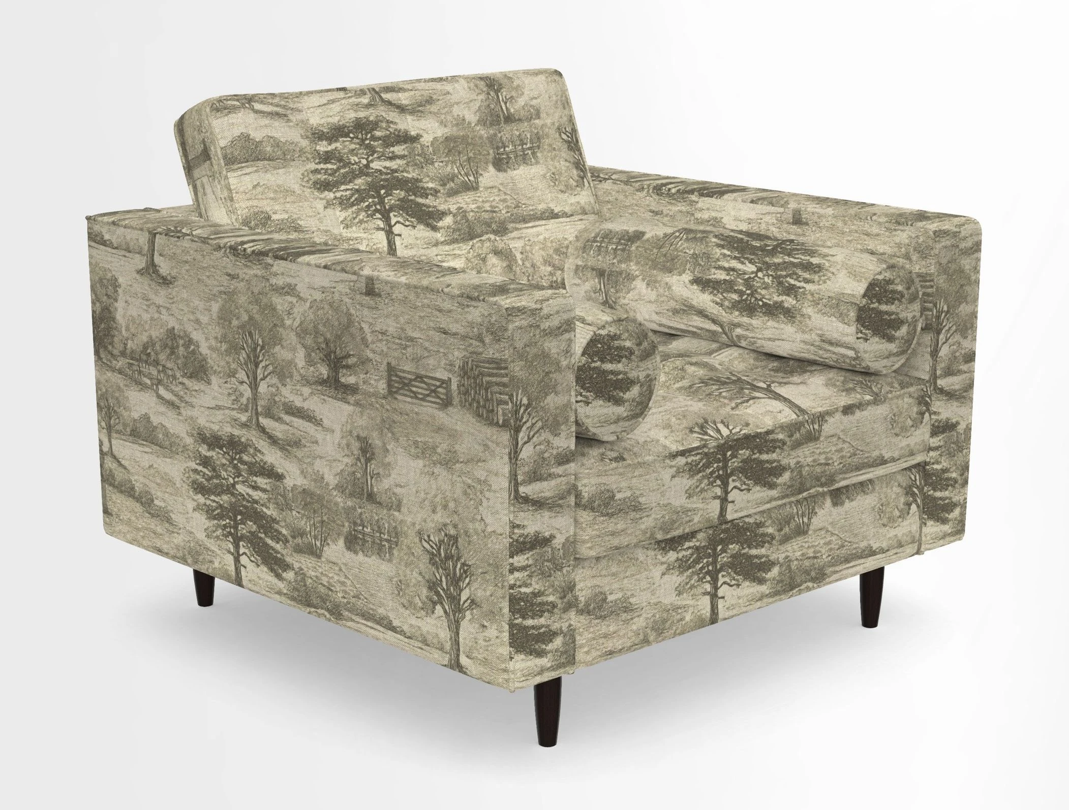 Marylebone Chair in Clever Tough And Eco Velvet Indigo