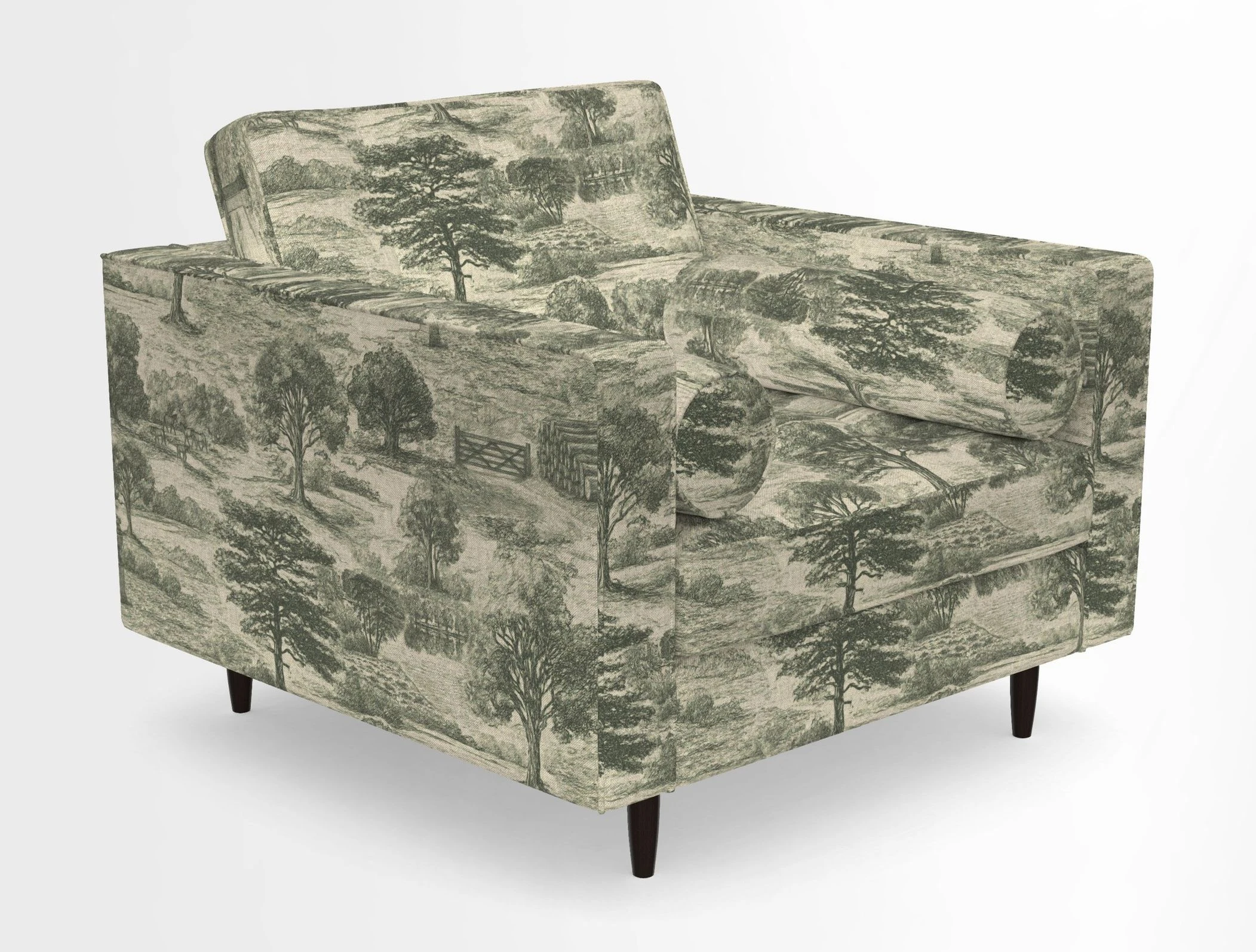 Marylebone Chair in Clever Tough And Eco Velvet Indigo