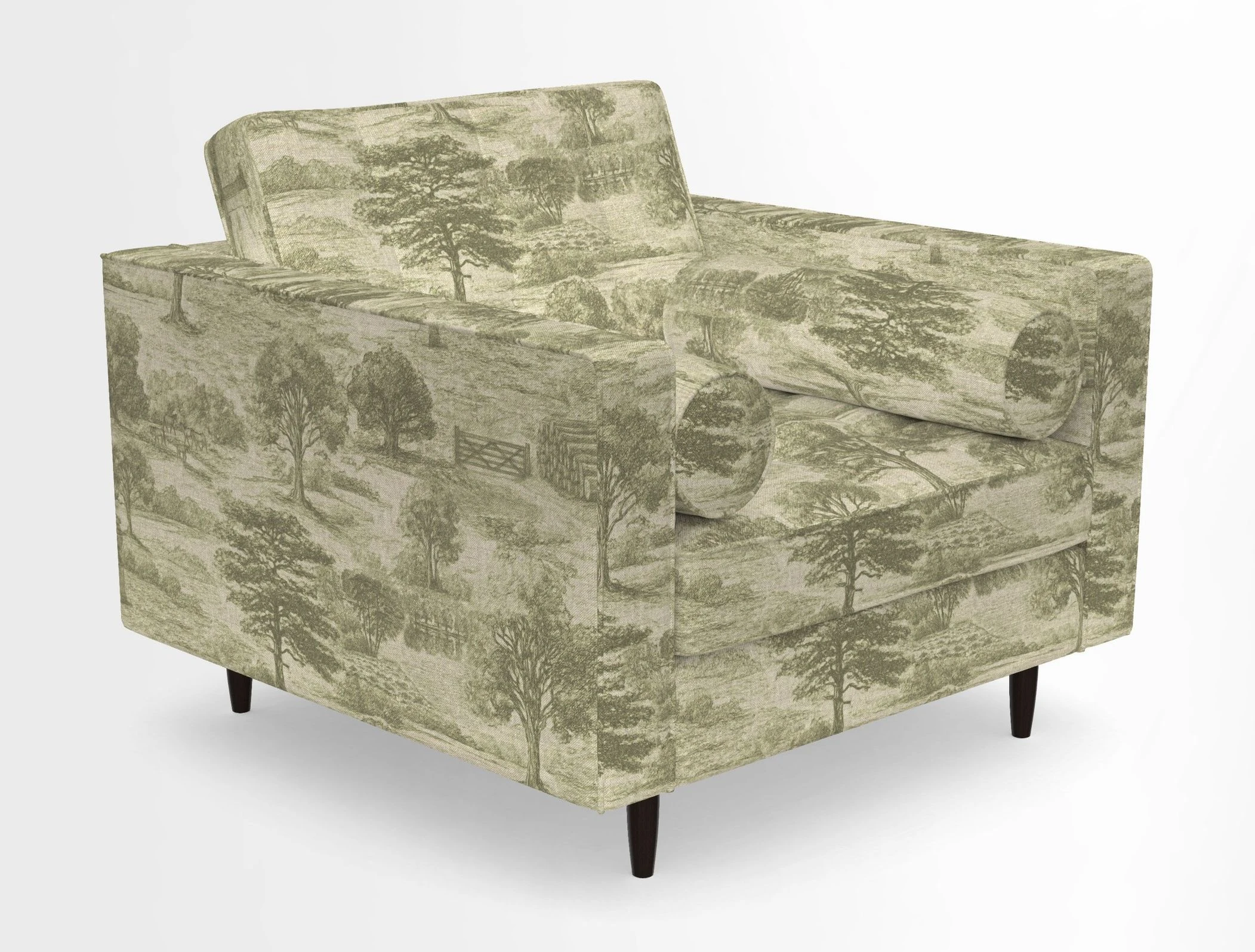 Marylebone Chair in Clever Tough And Eco Velvet Indigo