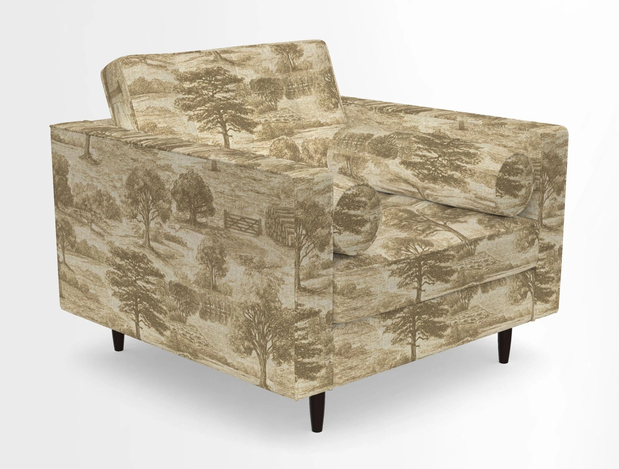 Marylebone Chair in Clever Tough And Eco Velvet Indigo