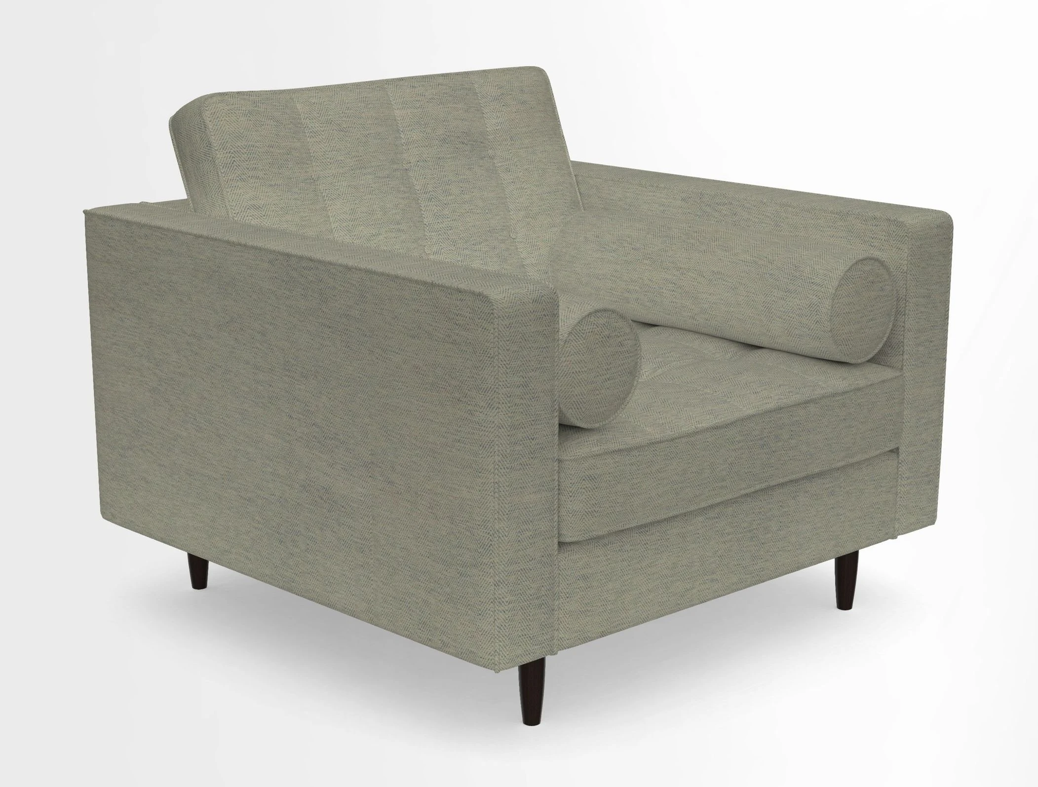 Marylebone Chair in Clever Tough And Eco Velvet Indigo