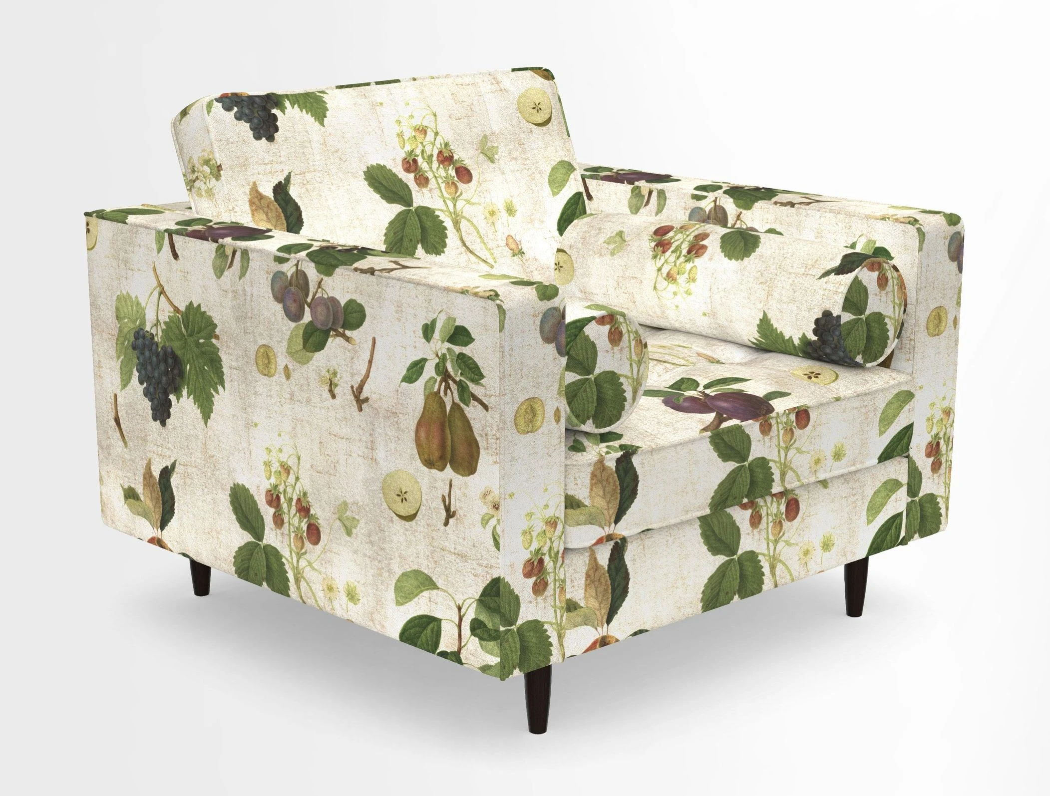 Marylebone Chair in Clever Tough And Eco Velvet Indigo