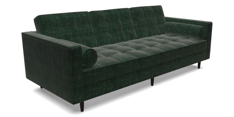 Marylebone 3 Seater Sofa in Clever Tough And Eco Velvet Indigo