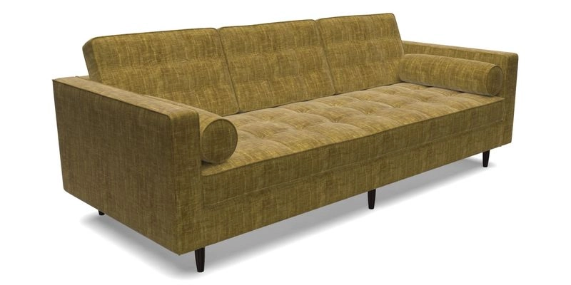 Marylebone 3 Seater Sofa in Clever Tough And Eco Velvet Indigo