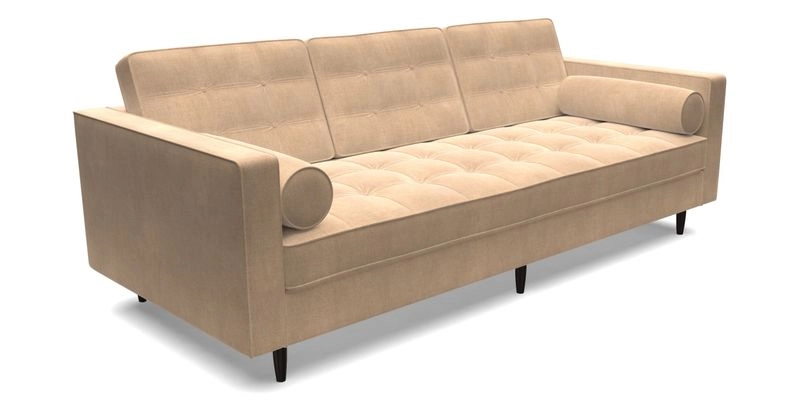 Marylebone 3 Seater Sofa in Clever Tough And Eco Velvet Indigo