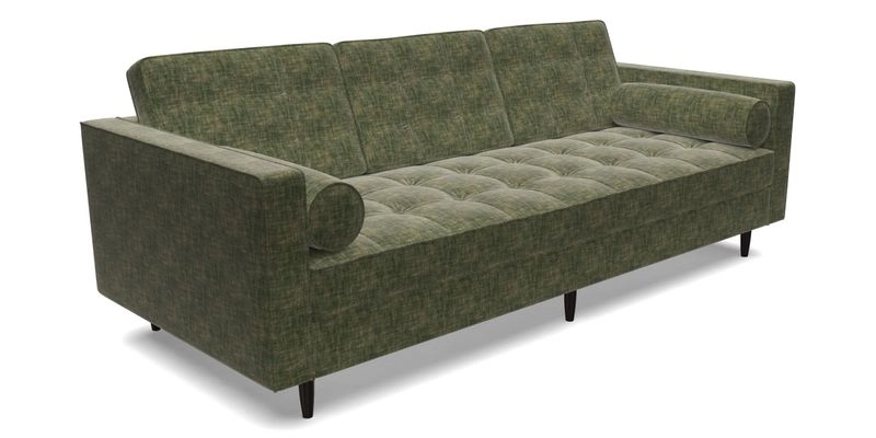 Marylebone 3 Seater Sofa in Clever Tough And Eco Velvet Indigo