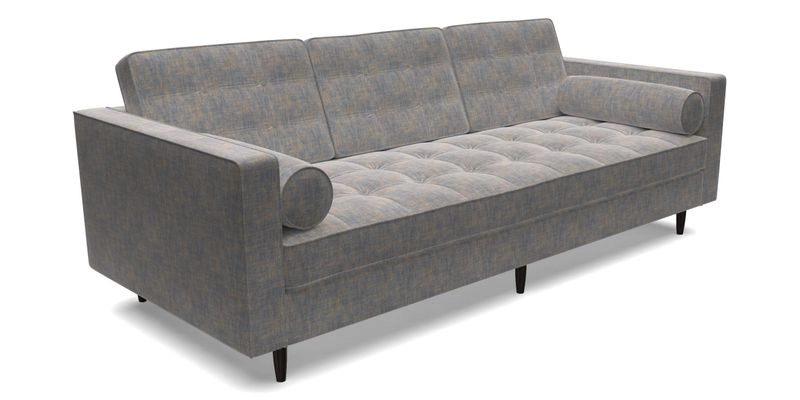 Marylebone 3 Seater Sofa in Clever Tough And Eco Velvet Indigo