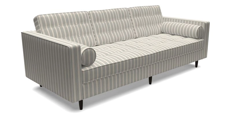 Marylebone 3 Seater Sofa in Clever Tough And Eco Velvet Indigo